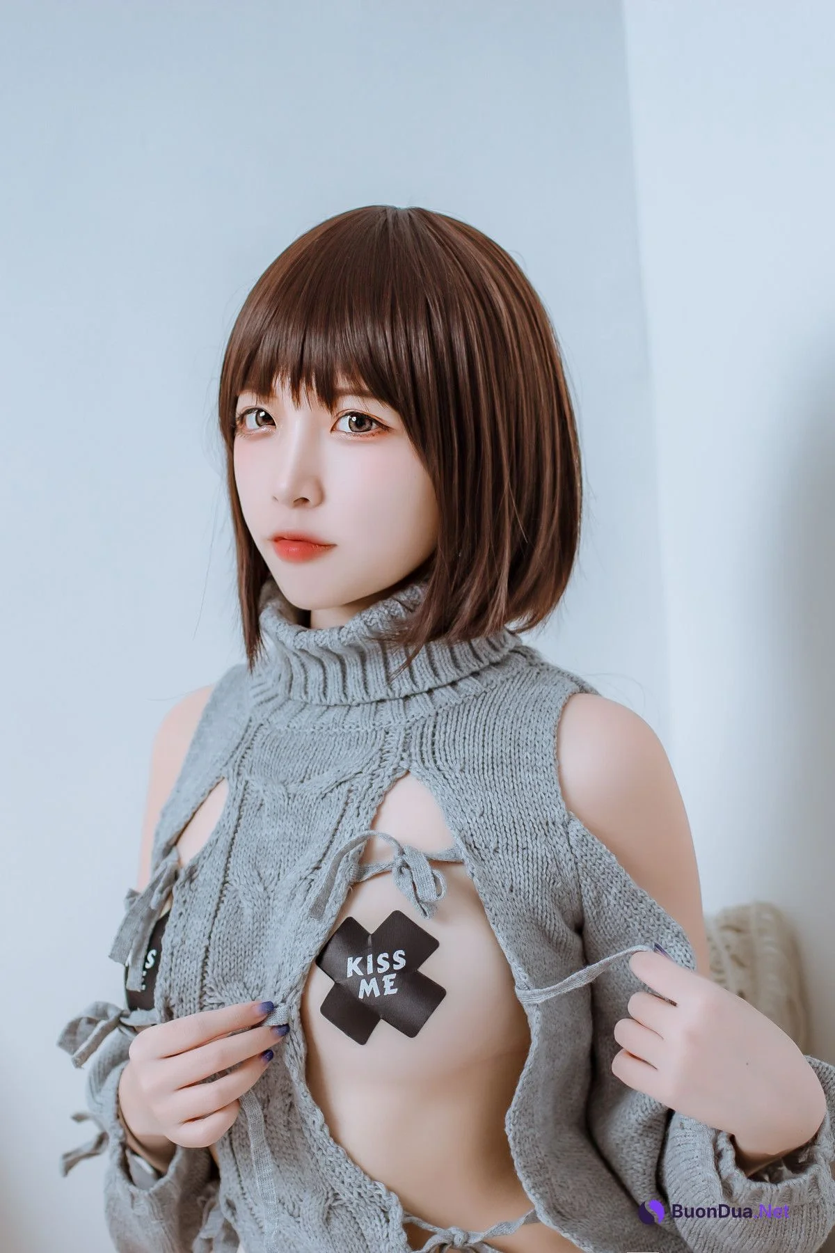 Cosplay 二佐Nisa 私房洞洞毛衣 - Photo 11