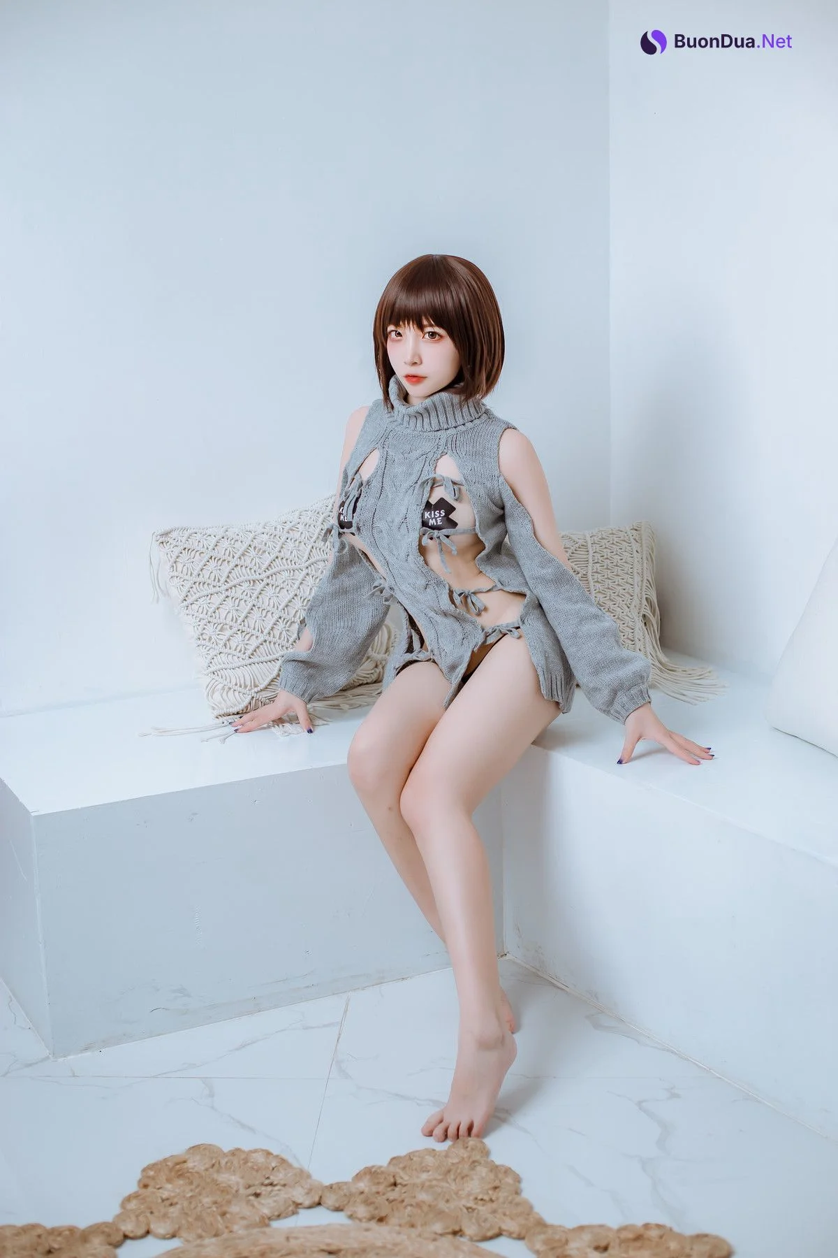 Cosplay 二佐Nisa 私房洞洞毛衣 - Photo 20