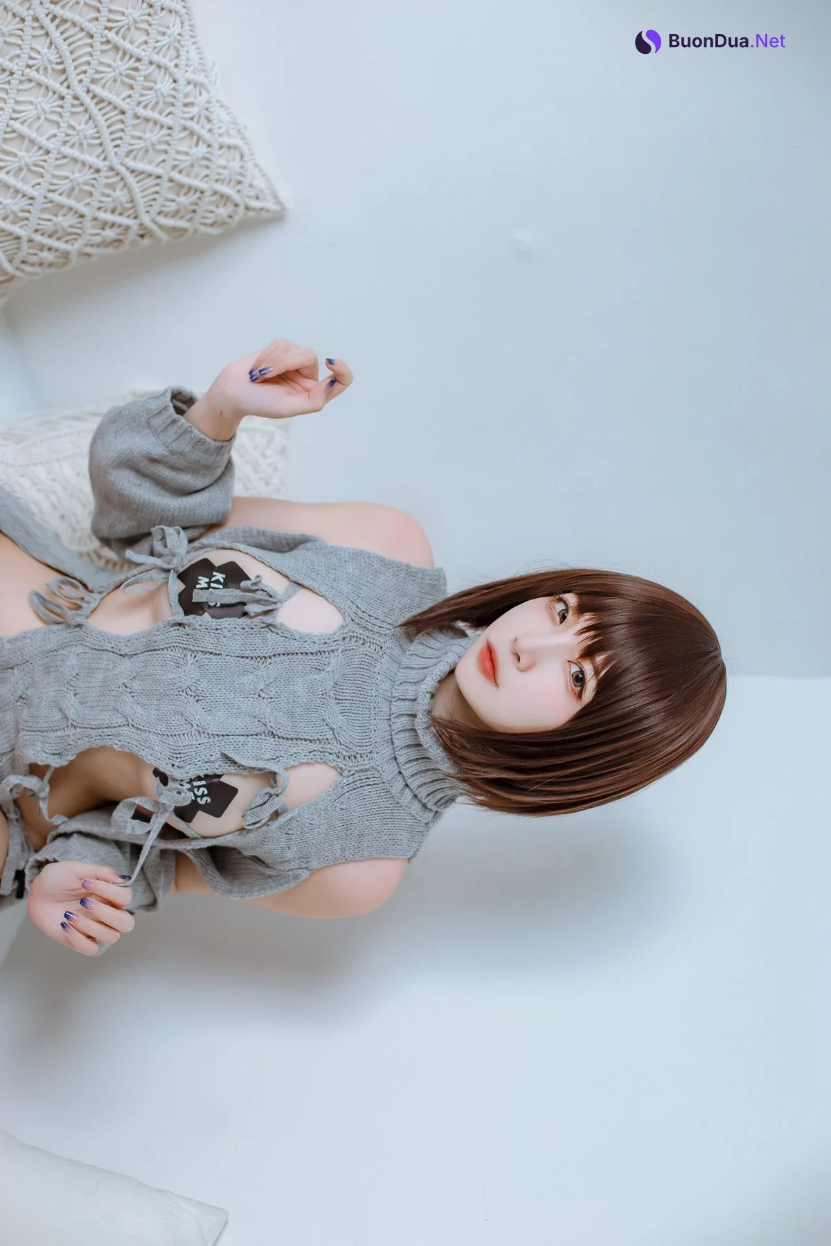 Cosplay 二佐Nisa 私房洞洞毛衣 - Photo 8