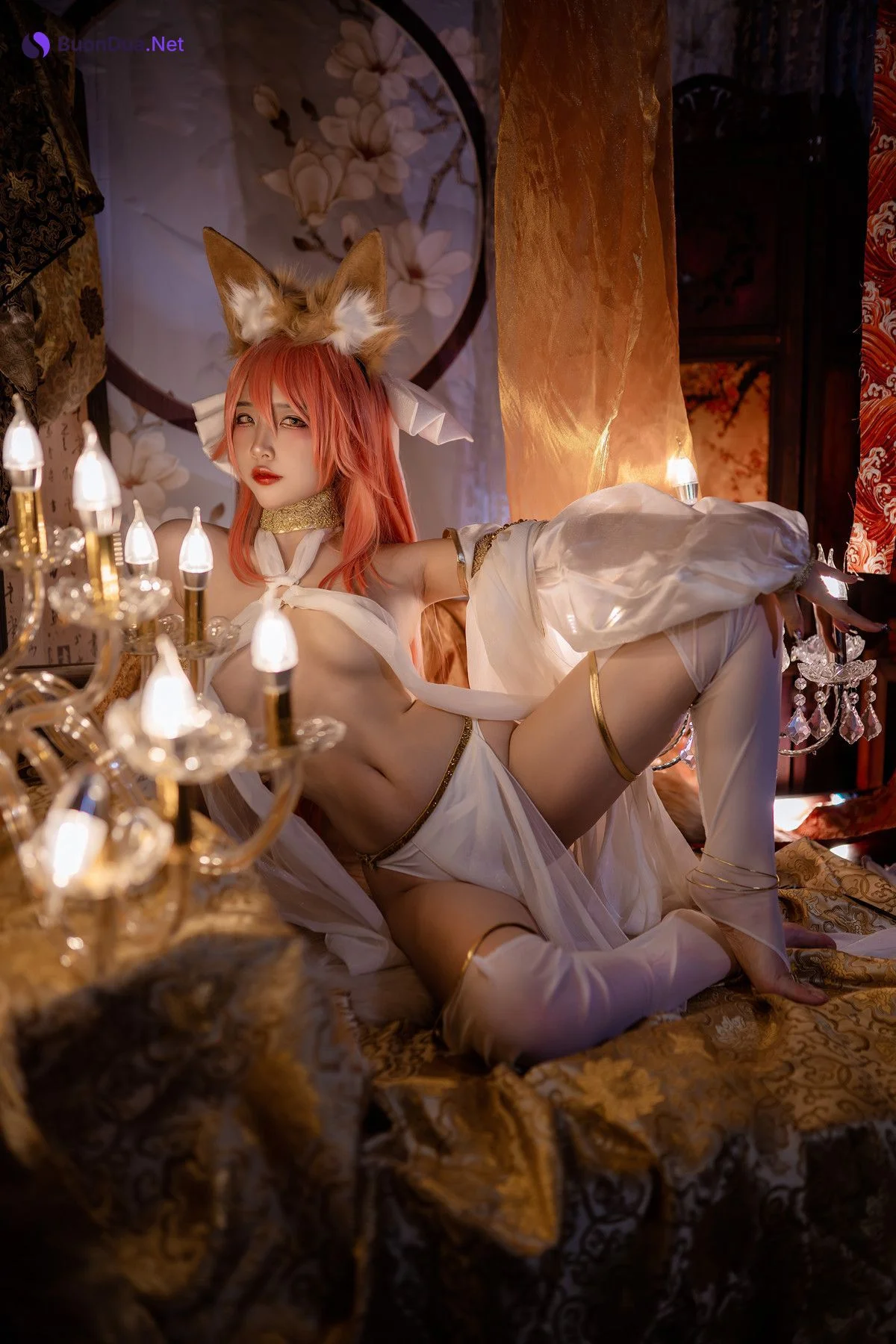 Cosplay 二佐Nisa 玉藻前同人舞娘 - Photo 16