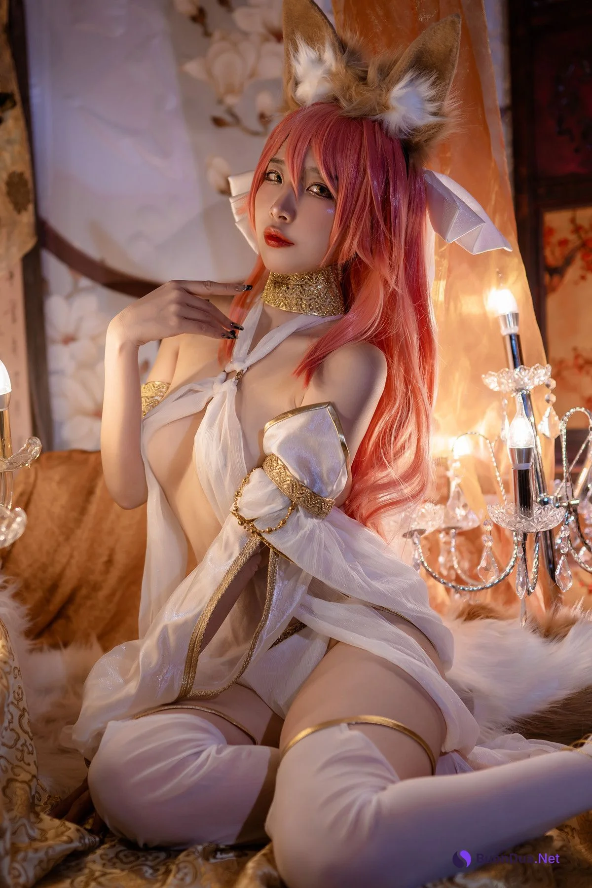 Cosplay 二佐Nisa 玉藻前同人舞娘 - Photo 3