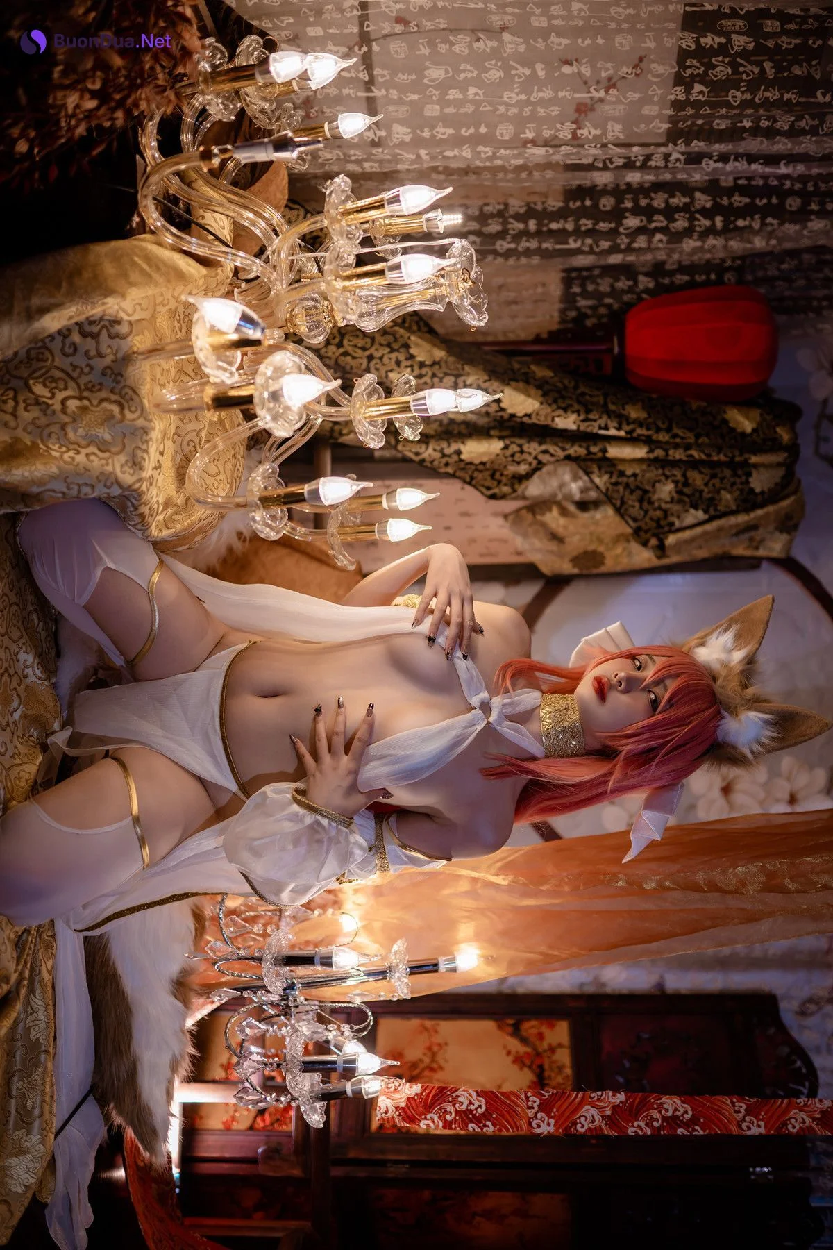Cosplay 二佐Nisa 玉藻前同人舞娘 - Photo 6