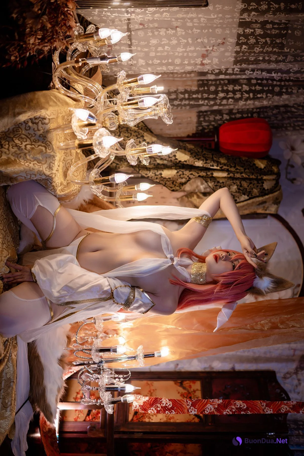 Cosplay 二佐Nisa 玉藻前同人舞娘 - Photo 8