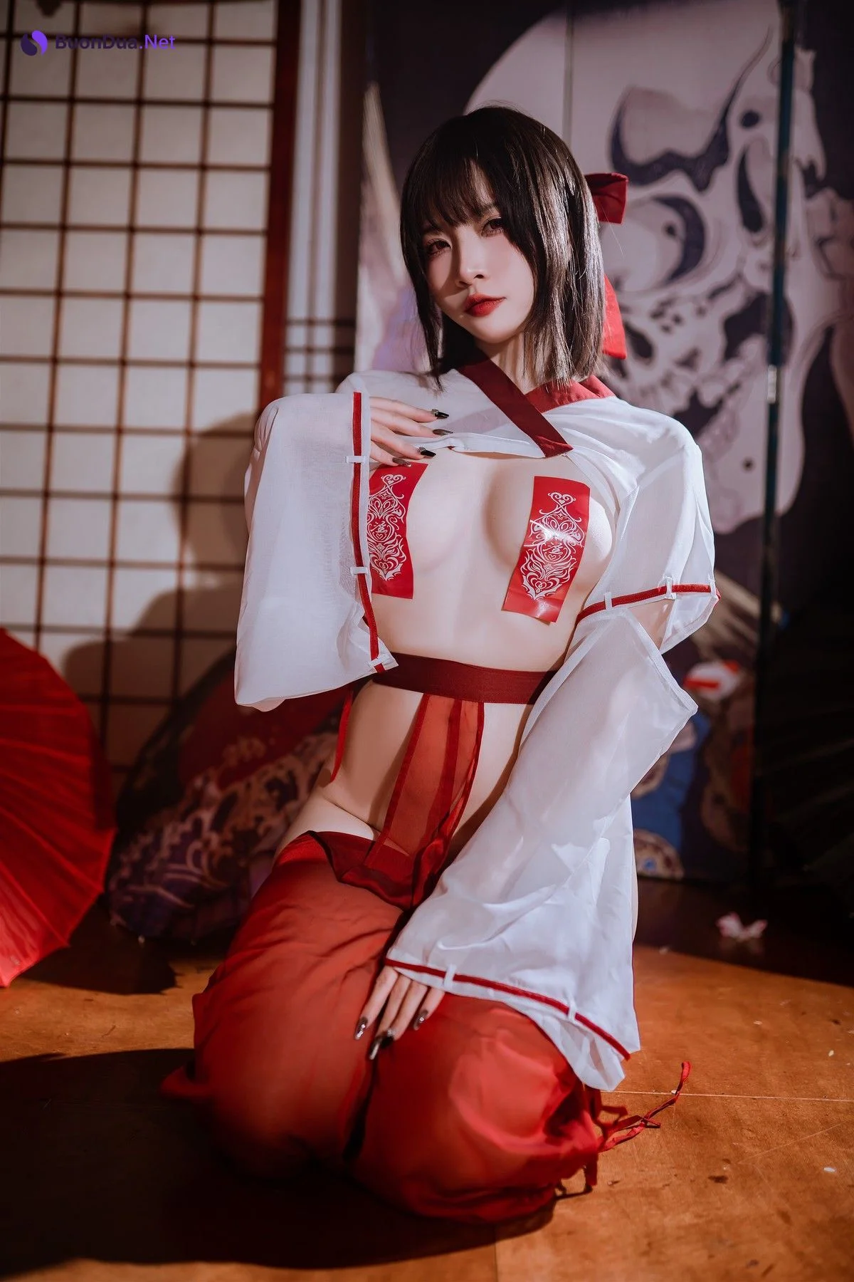 Cosplay 二佐Nisa 私房巫女 - Photo 10