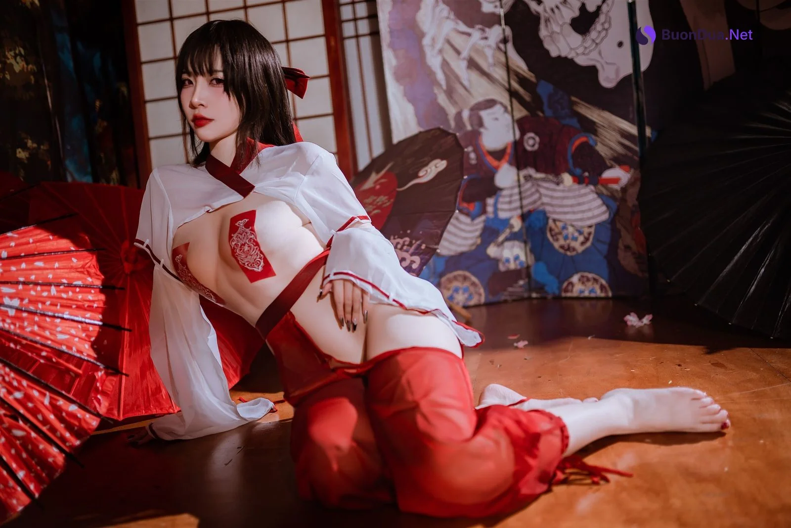 Cosplay 二佐Nisa 私房巫女 - Photo 13