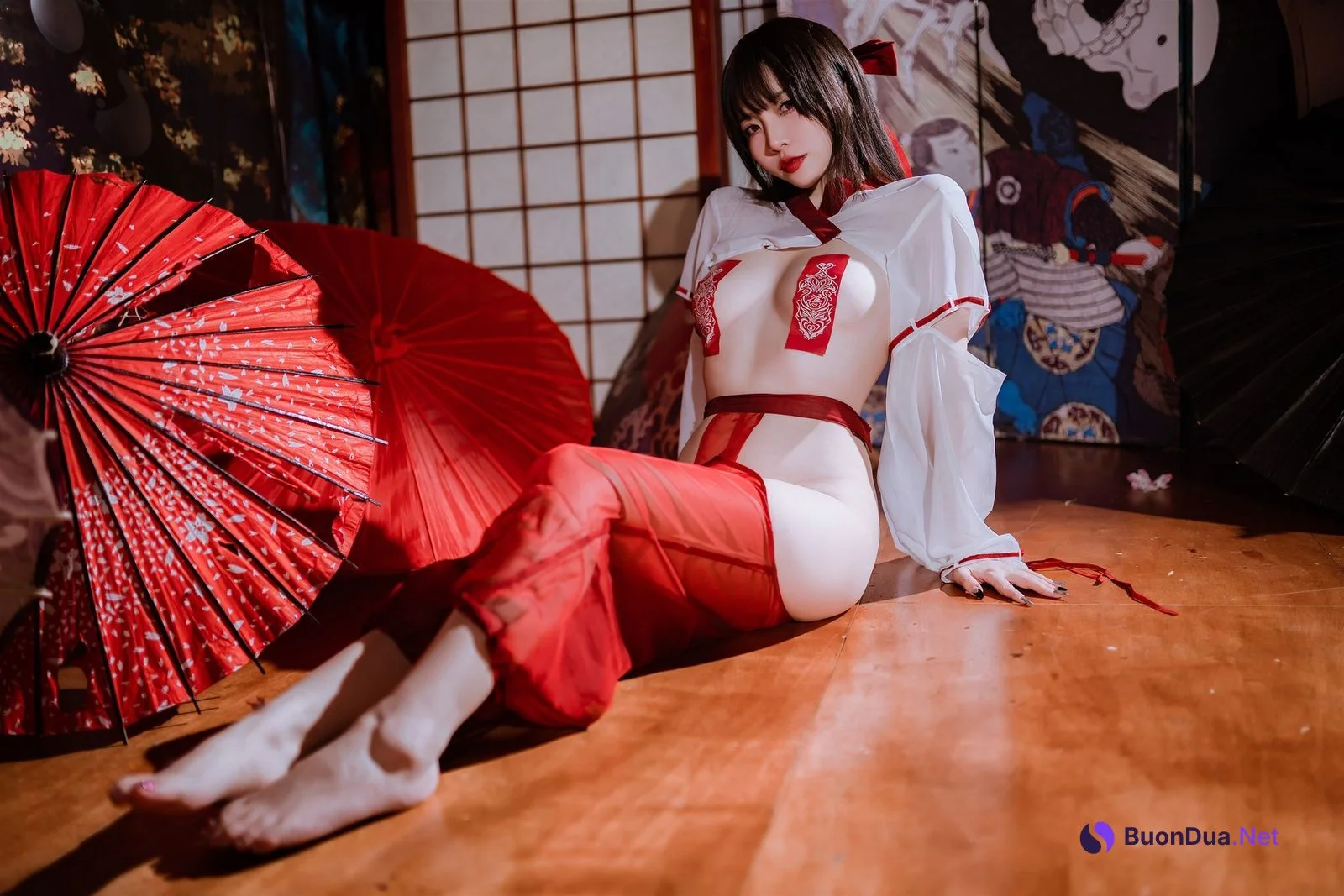 Cosplay 二佐Nisa 私房巫女 - Photo 14