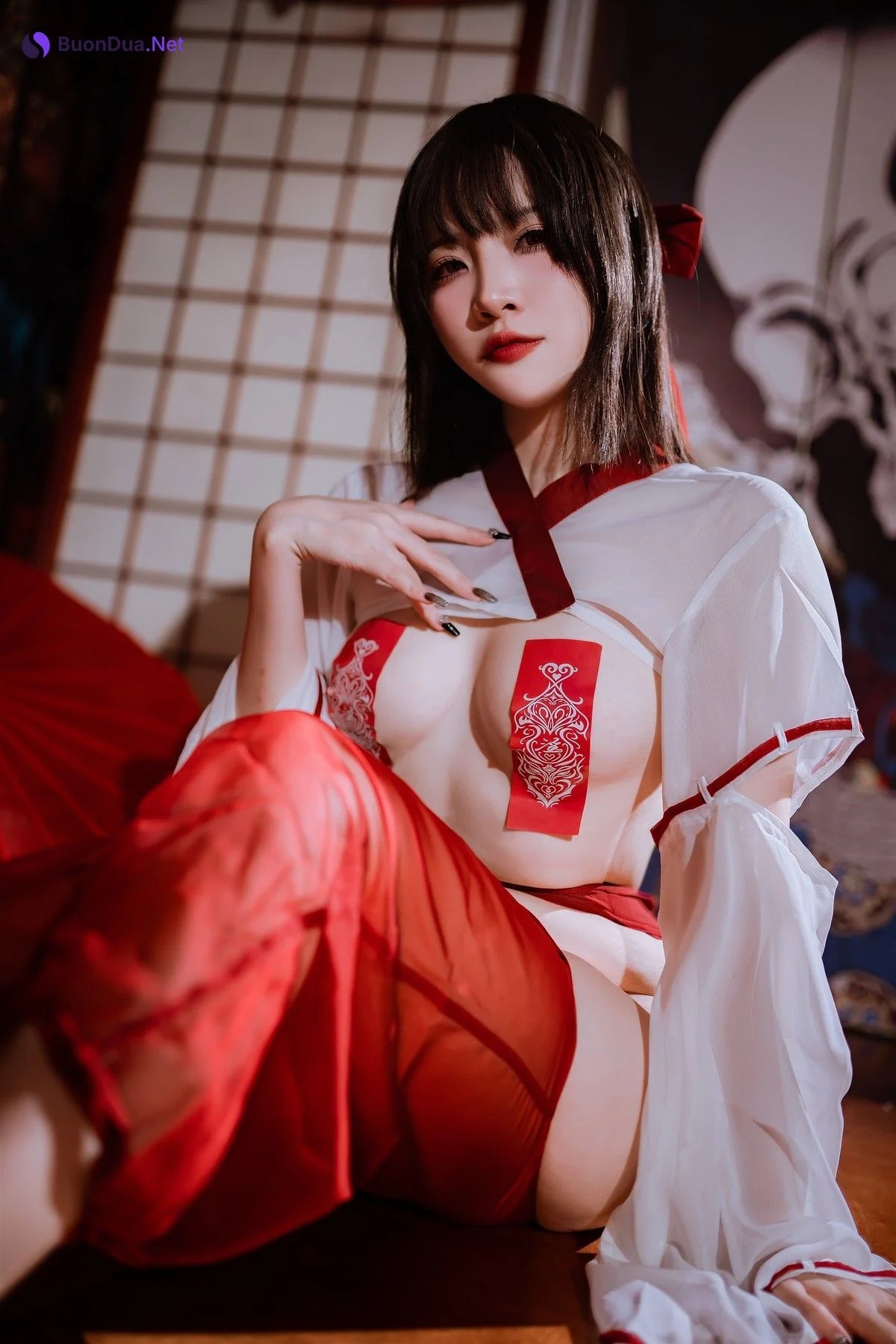 Cosplay 二佐Nisa 私房巫女 - Photo 15
