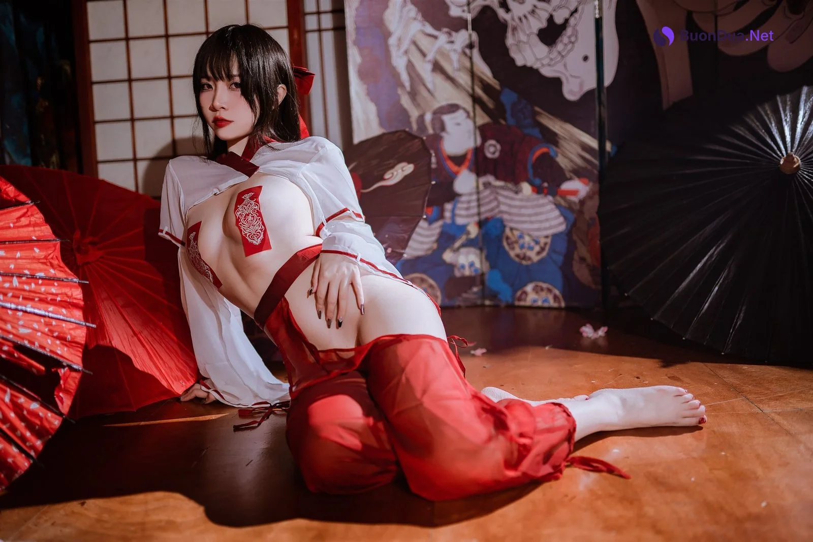Cosplay 二佐Nisa 私房巫女 - Photo 5