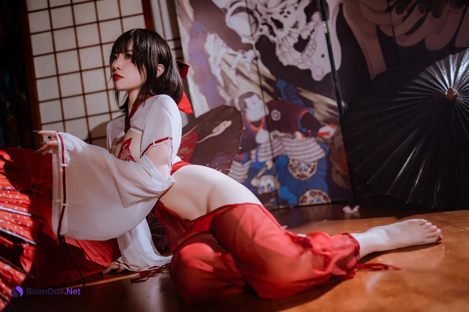 Cosplay 二佐Nisa 私房巫女 - Photo 6