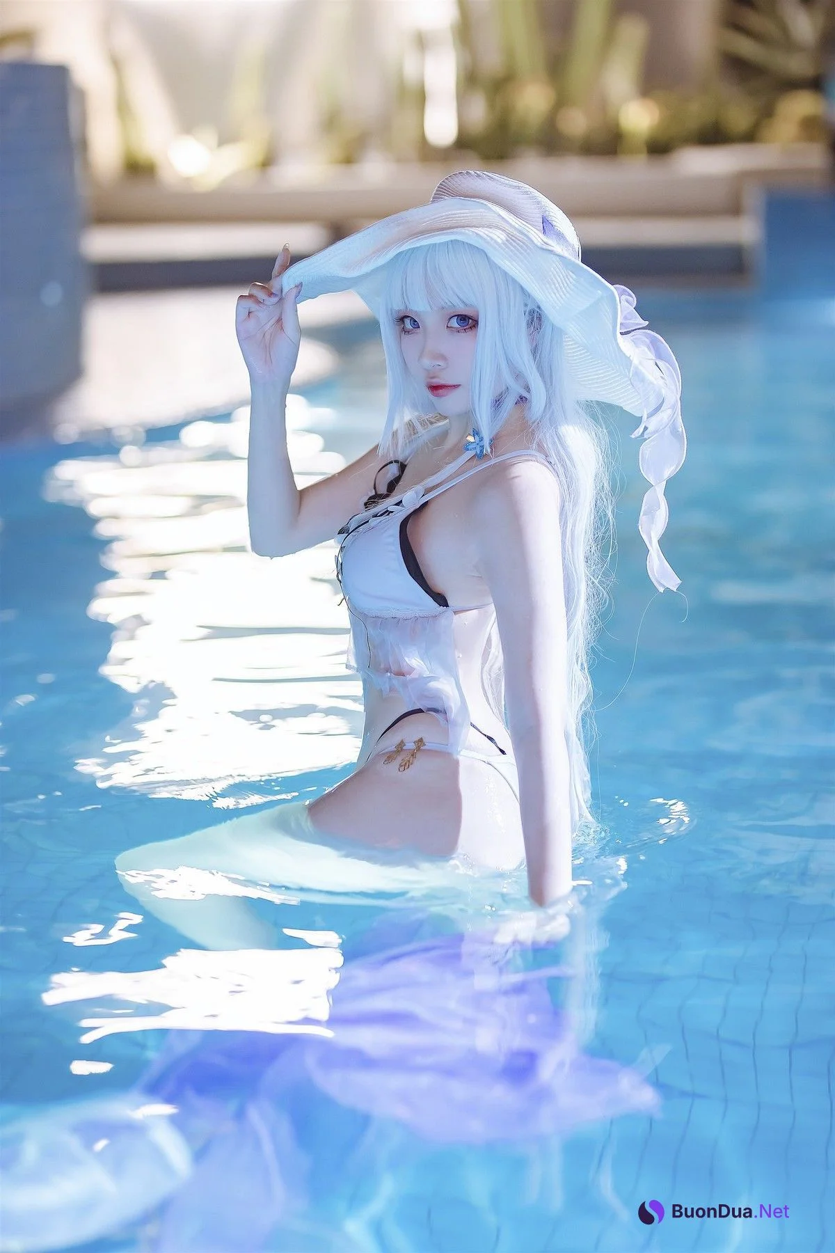 Cosplay 二佐Nisa 碧蓝光辉泳装 - Photo 11