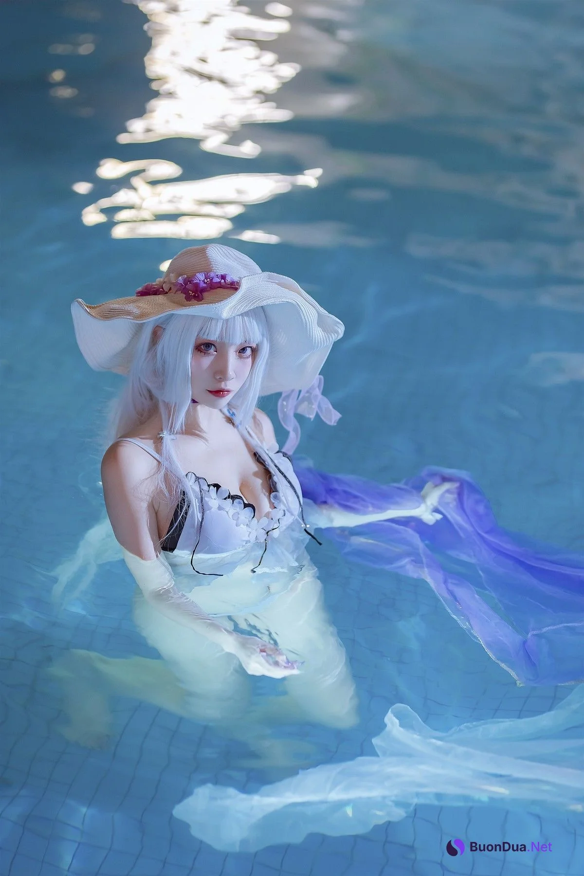 Cosplay 二佐Nisa 碧蓝光辉泳装 - Photo 12