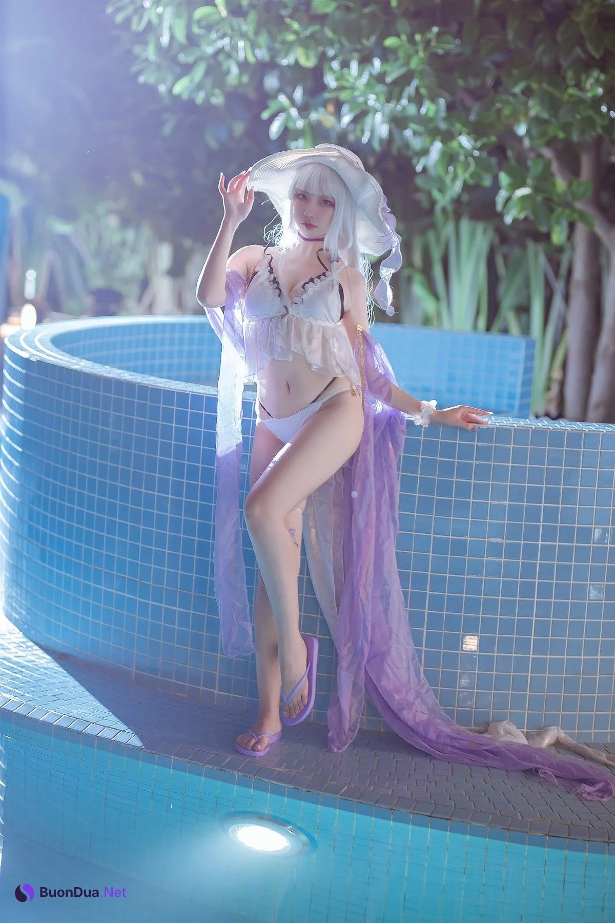 Cosplay 二佐Nisa 碧蓝光辉泳装 - Photo 13