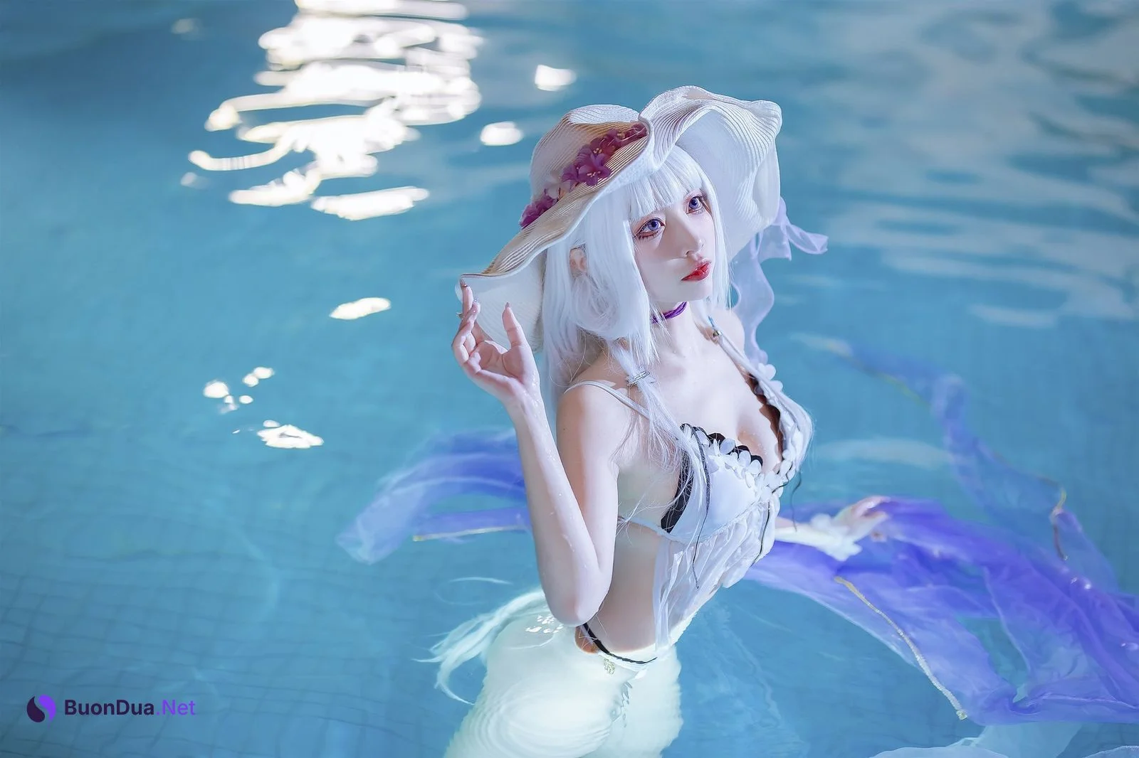 Cosplay 二佐Nisa 碧蓝光辉泳装 - Photo 14