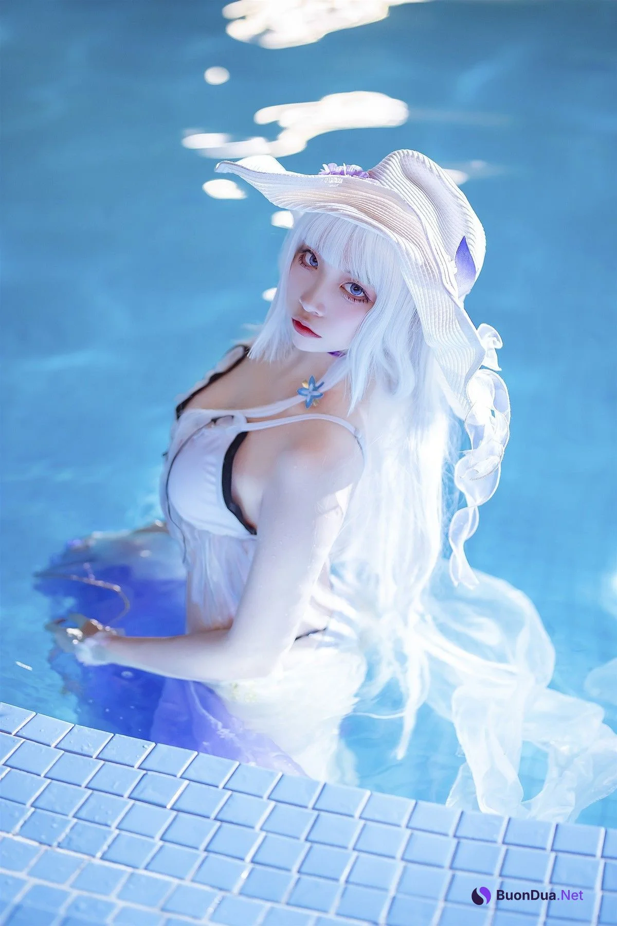 Cosplay 二佐Nisa 碧蓝光辉泳装 - Photo 15