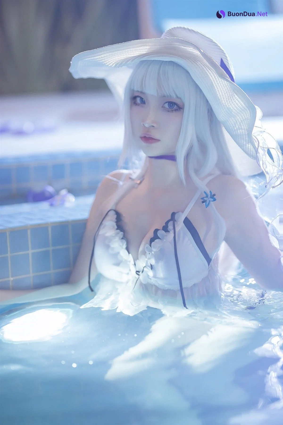 Cosplay 二佐Nisa 碧蓝光辉泳装 - Photo 16