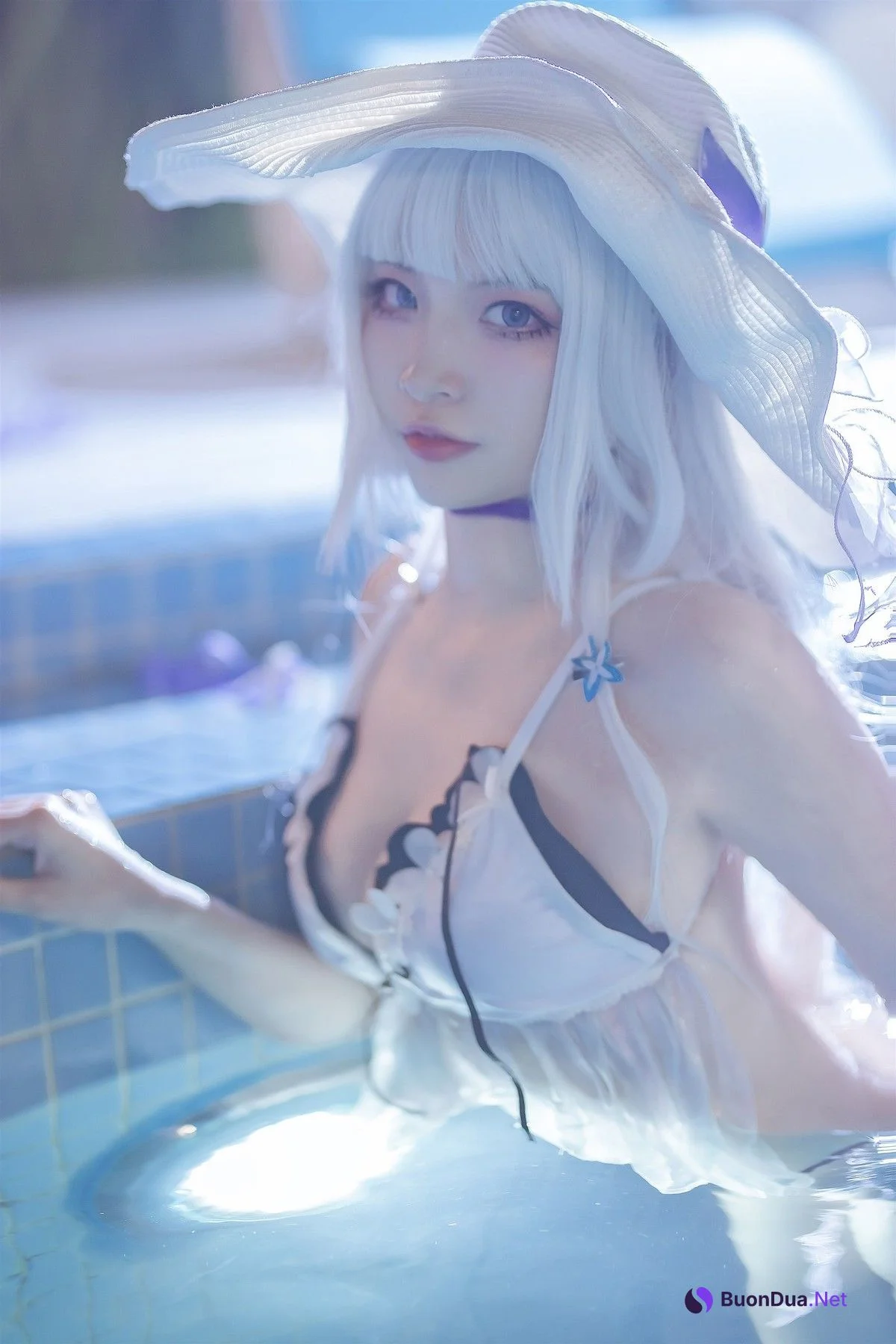 Cosplay 二佐Nisa 碧蓝光辉泳装 - Photo 17