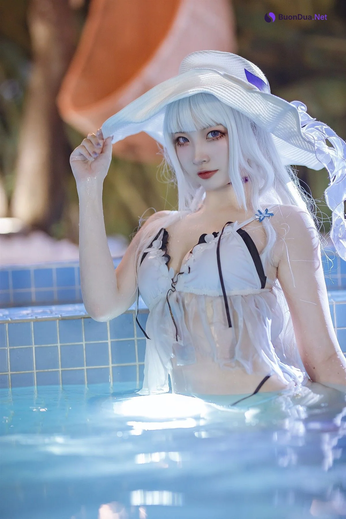 Cosplay 二佐Nisa 碧蓝光辉泳装 - Photo 20