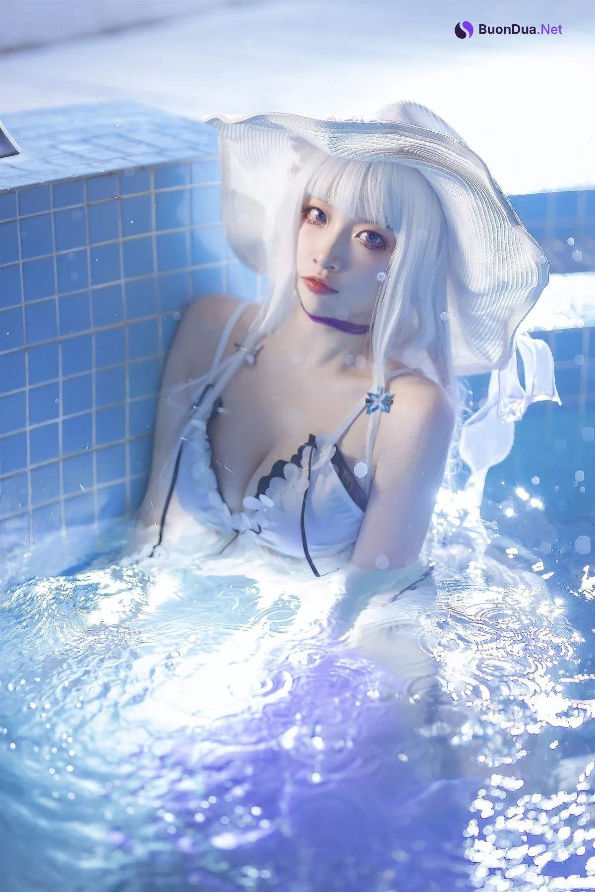 Cosplay 二佐Nisa 碧蓝光辉泳装 - Photo 5