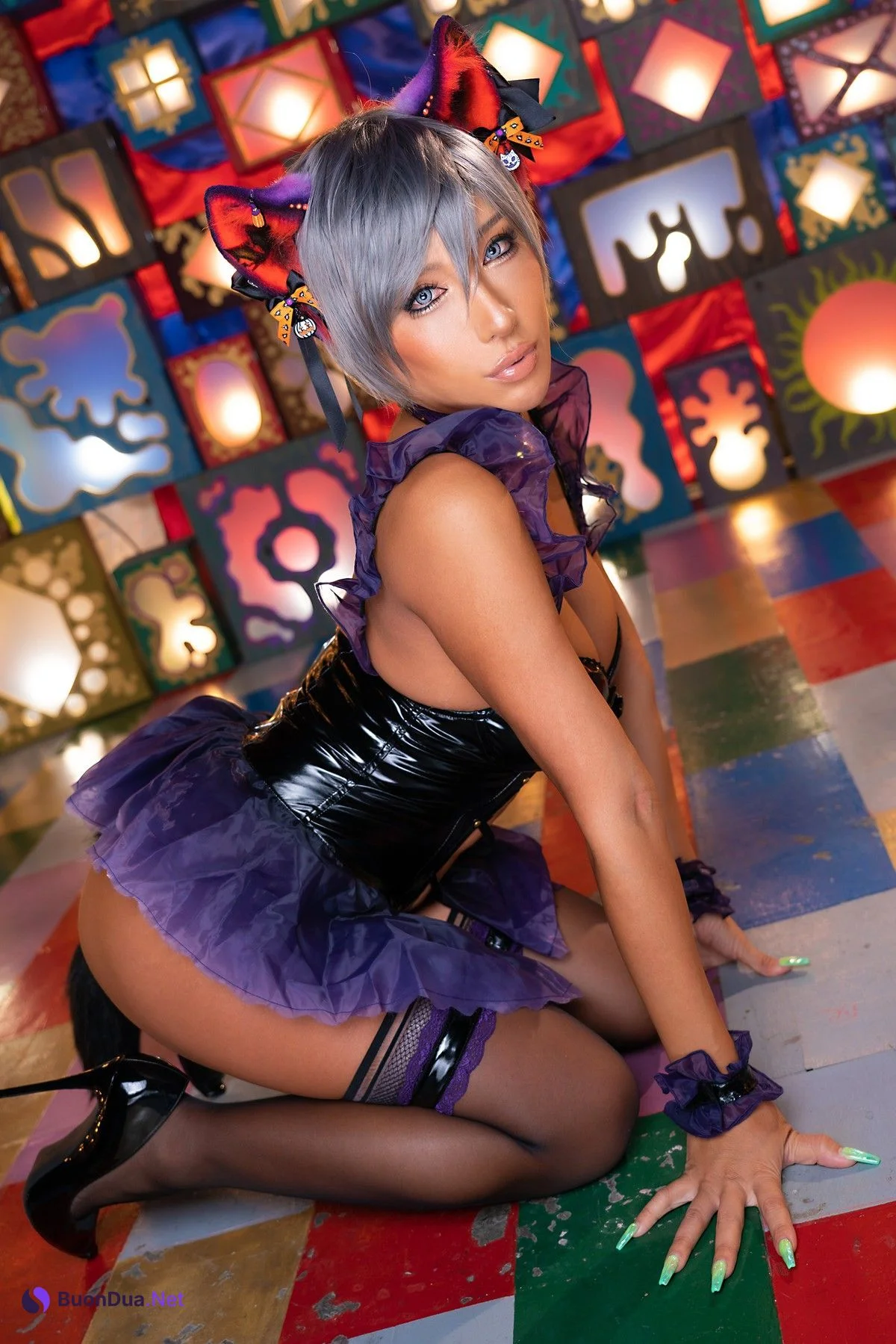 Cosplay Nonsummerjack ハロウィンキャットだにゃにゃにゃん - Photo 8