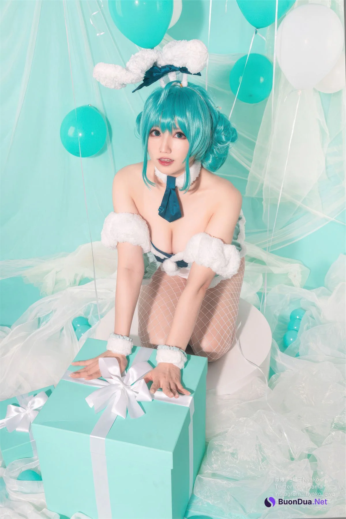 Cosplay Nyako喵子 初音白兔 - Photo 10