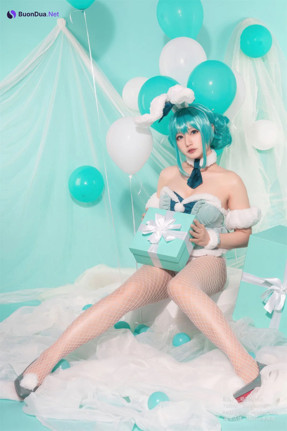 Cosplay Nyako喵子 初音白兔 - Photo 16