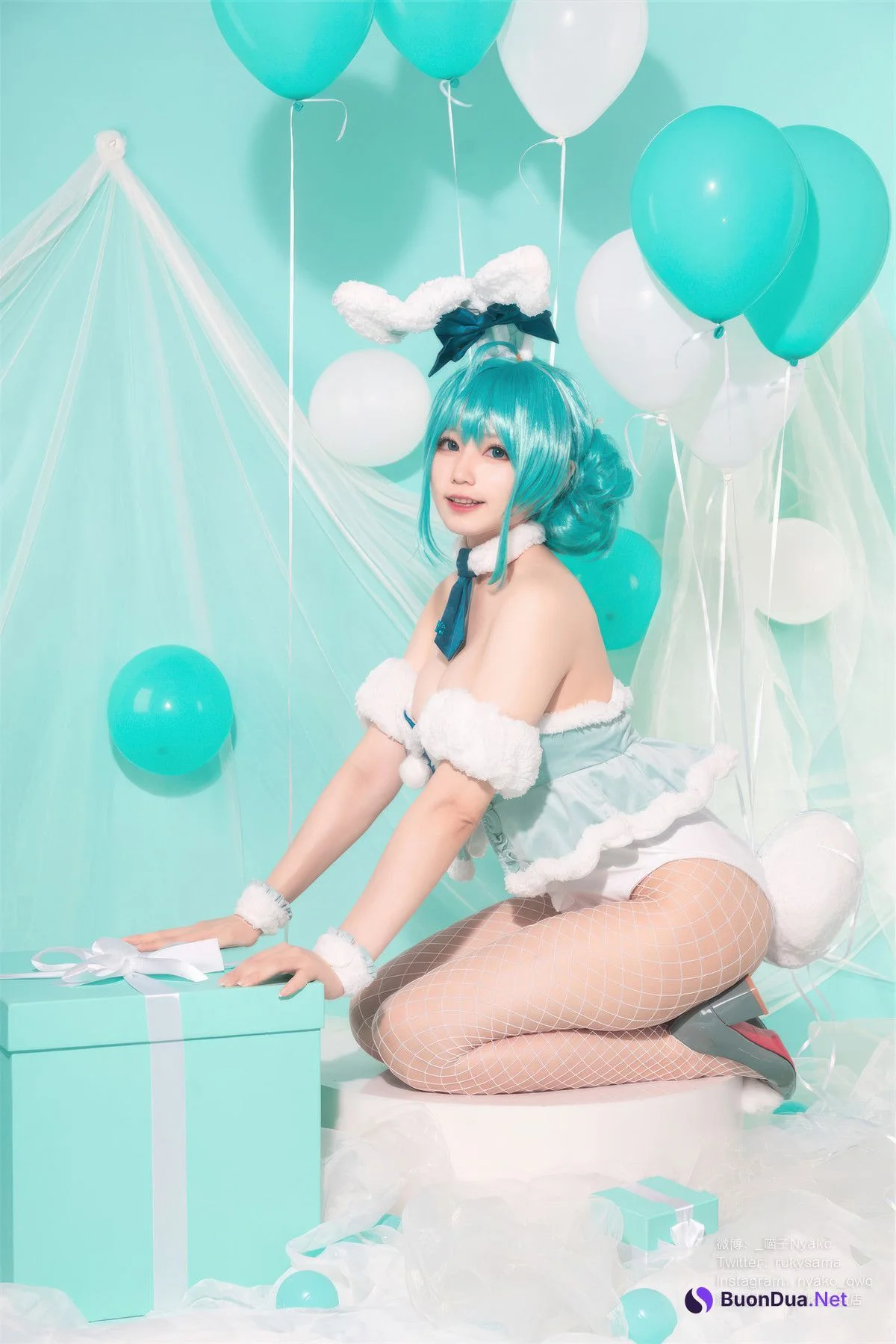Cosplay Nyako喵子 初音白兔 - Photo 2