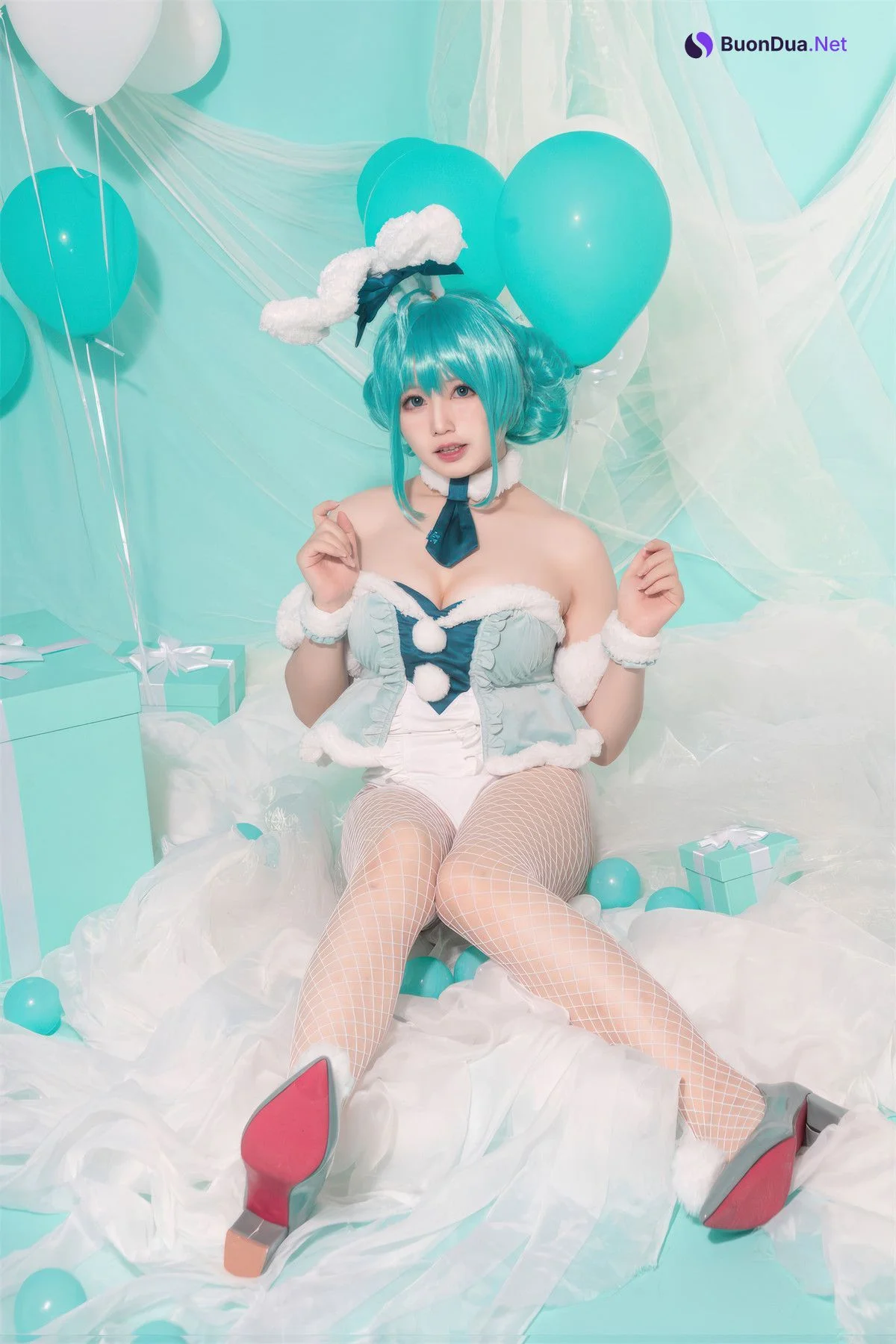 Cosplay Nyako喵子 初音白兔 - Photo 5