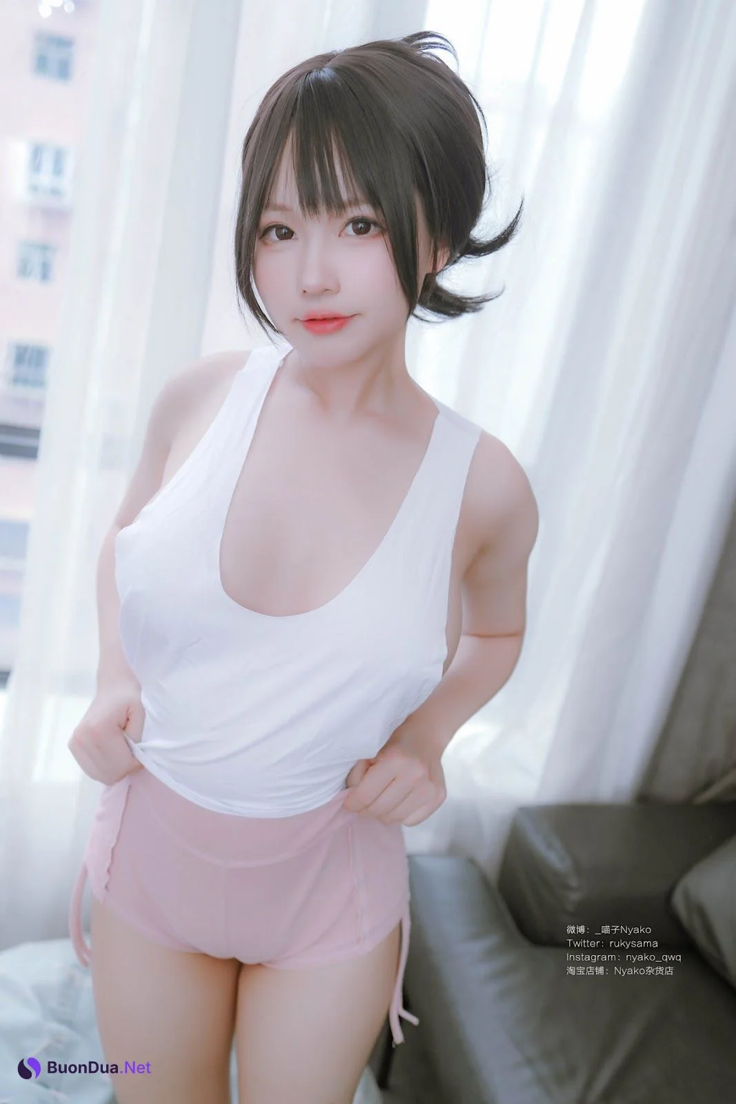 Cosplay Nyako喵子 隣のやばいお姉さん 背心 - Photo 19