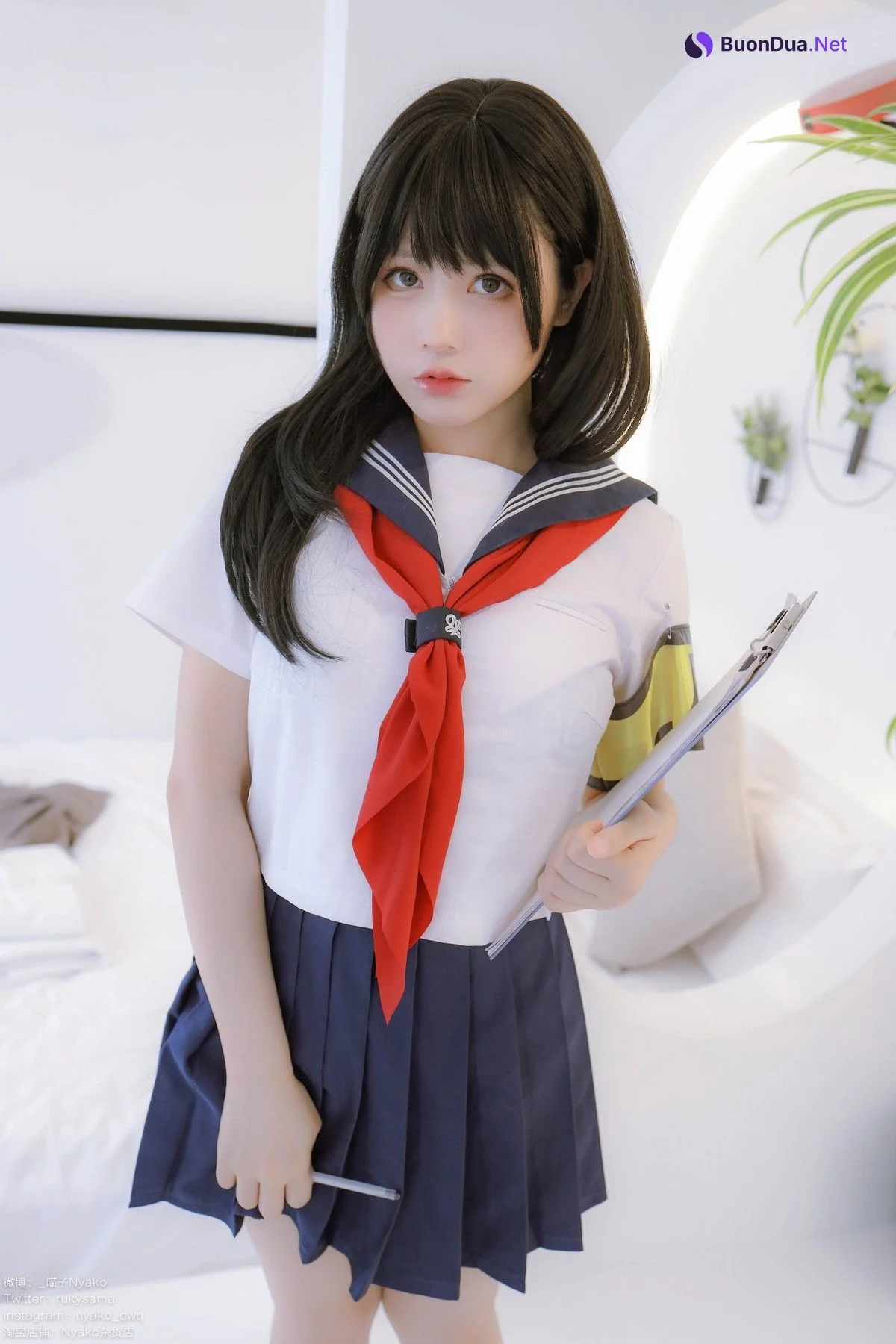 Cosplay Nyako喵子 风纪委员 - Photo 11