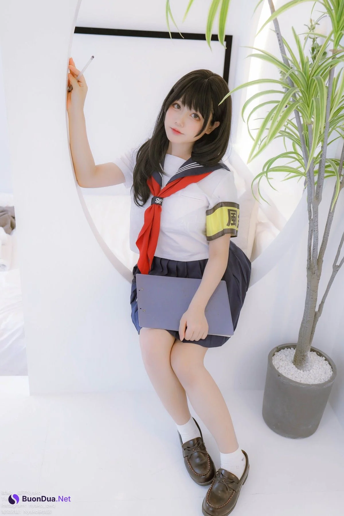 Cosplay Nyako喵子 风纪委员 - Photo 12
