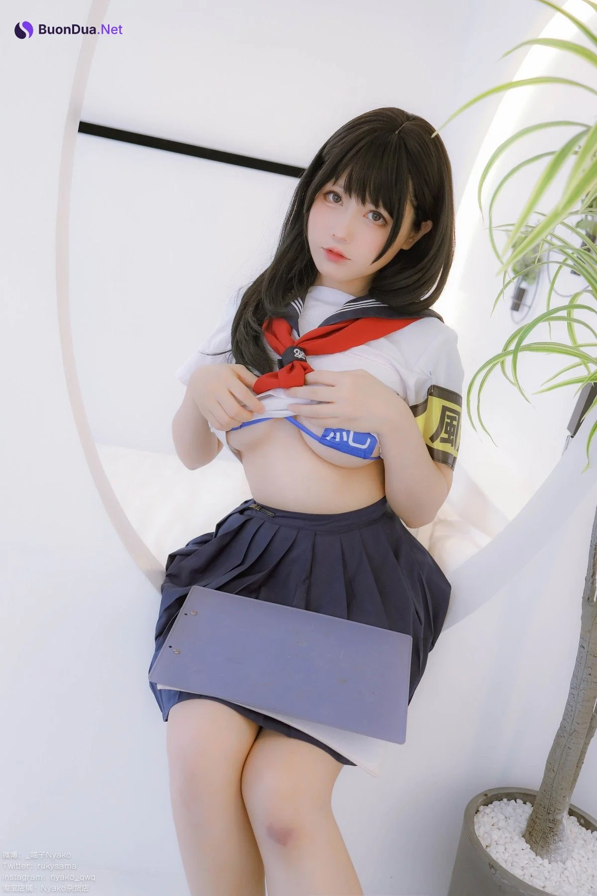 Cosplay Nyako喵子 风纪委员 - Photo 15