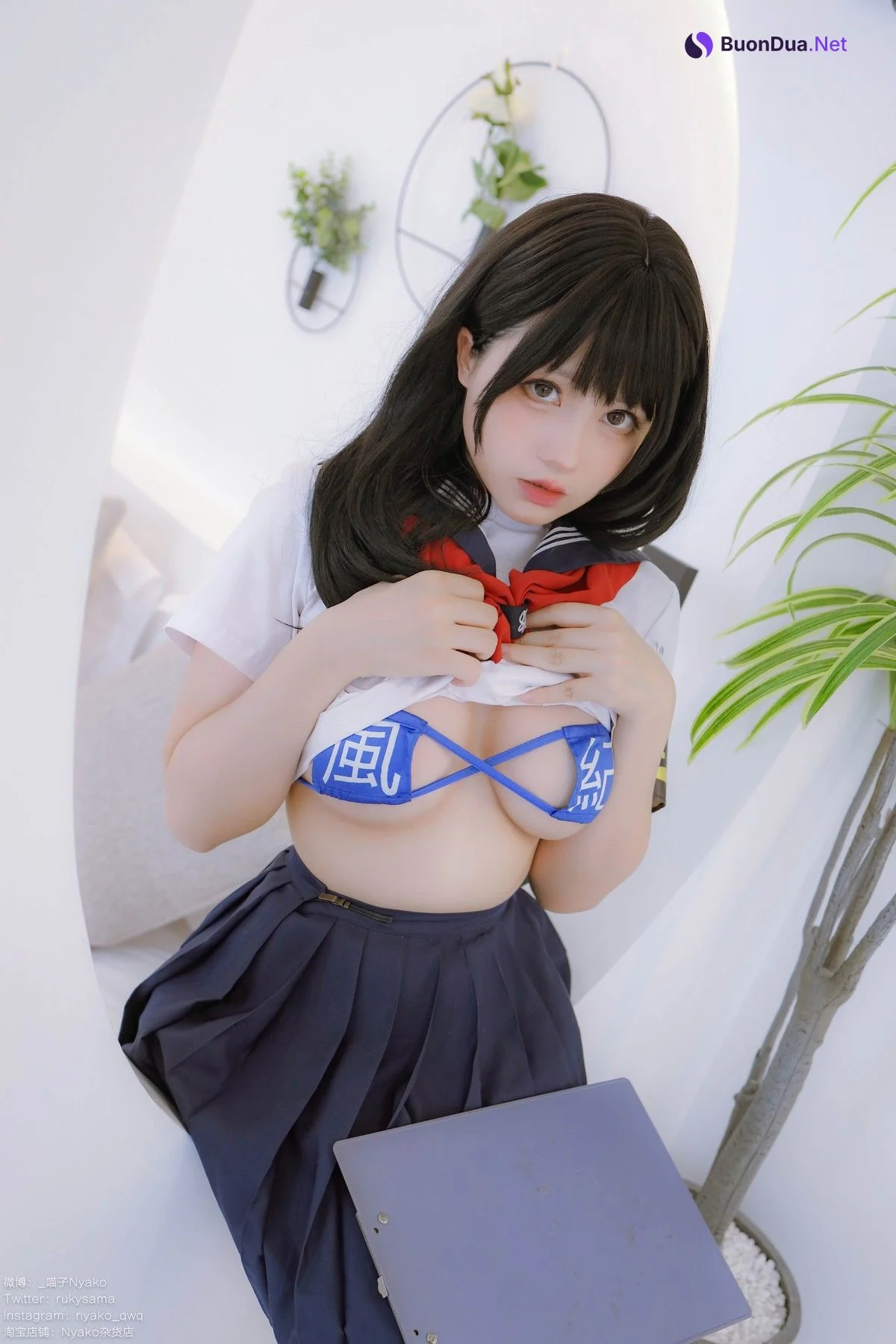 Cosplay Nyako喵子 风纪委员 - Photo 16