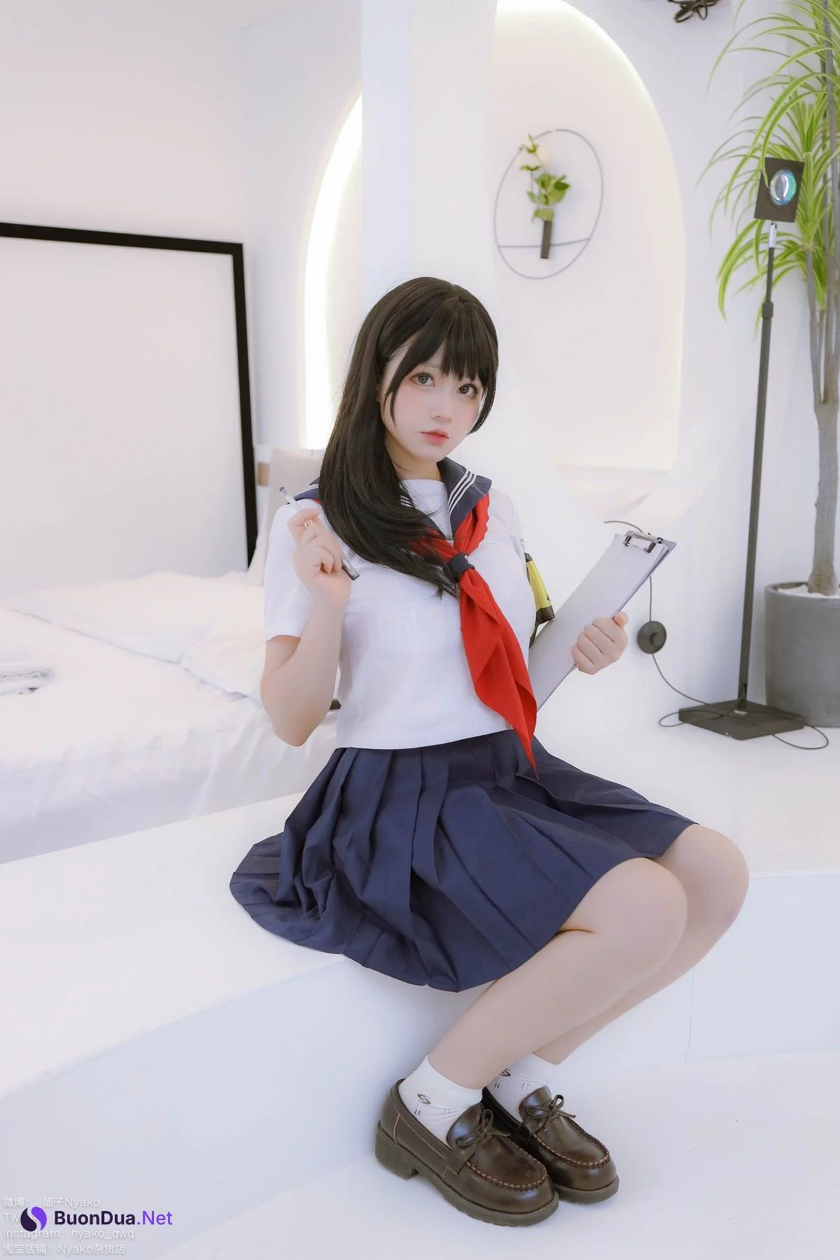 Cosplay Nyako喵子 风纪委员 - Photo 2