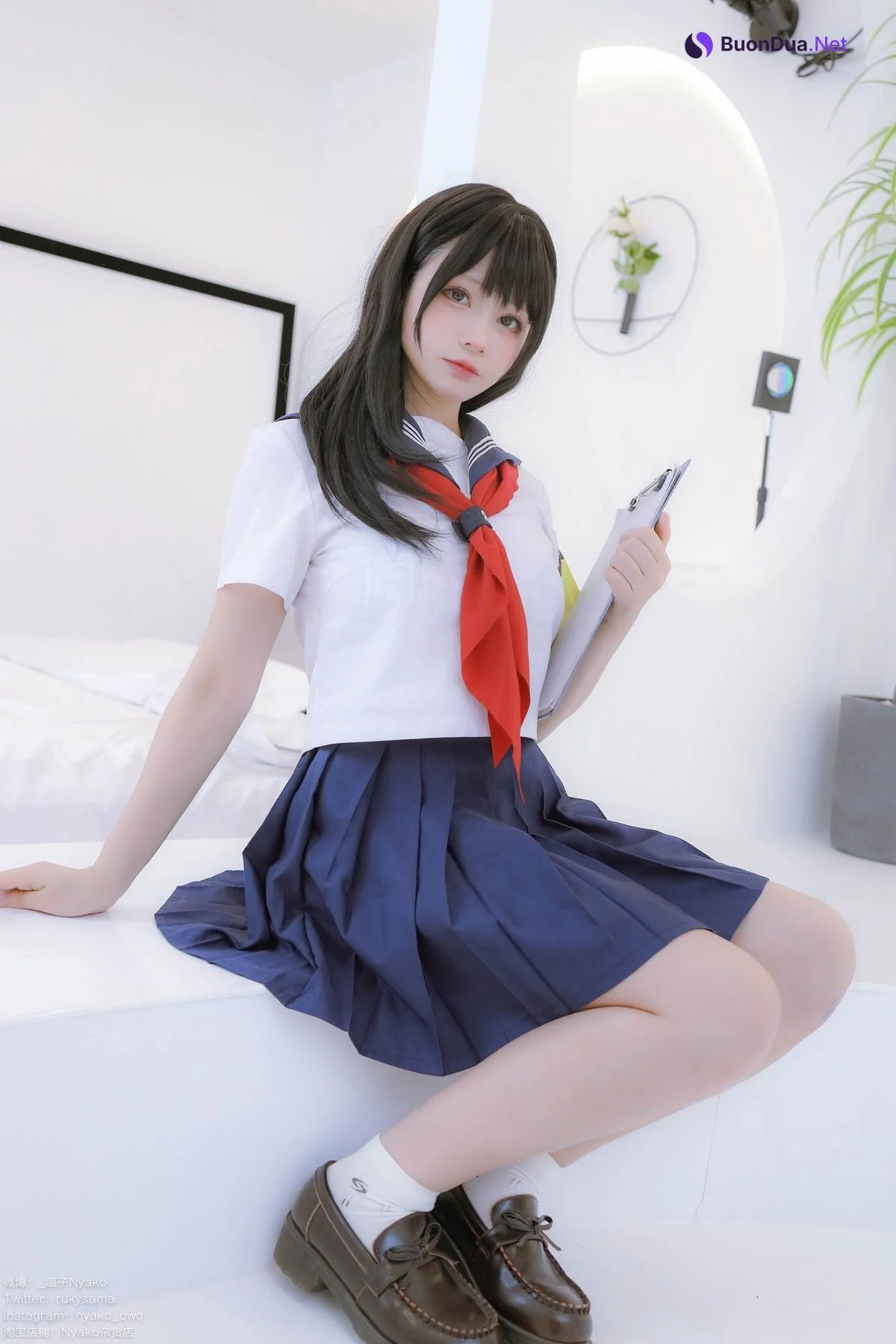 Cosplay Nyako喵子 风纪委员 - Photo 3