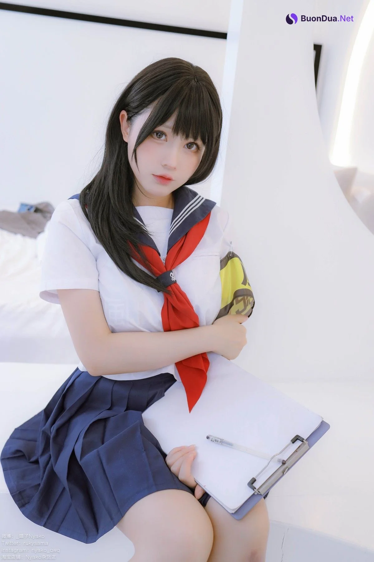 Cosplay Nyako喵子 风纪委员 - Photo 4