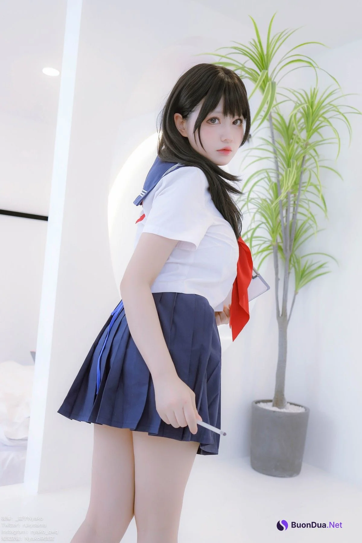 Cosplay Nyako喵子 风纪委员 - Photo 5