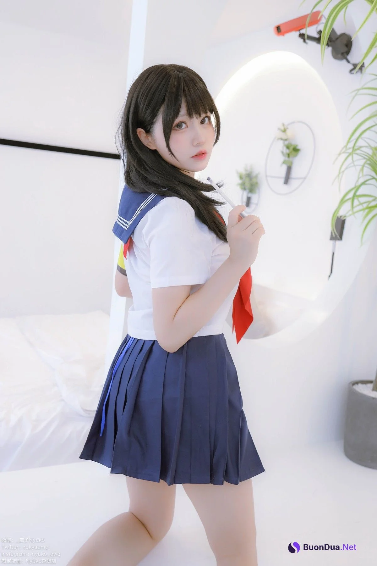Cosplay Nyako喵子 风纪委员 - Photo 6