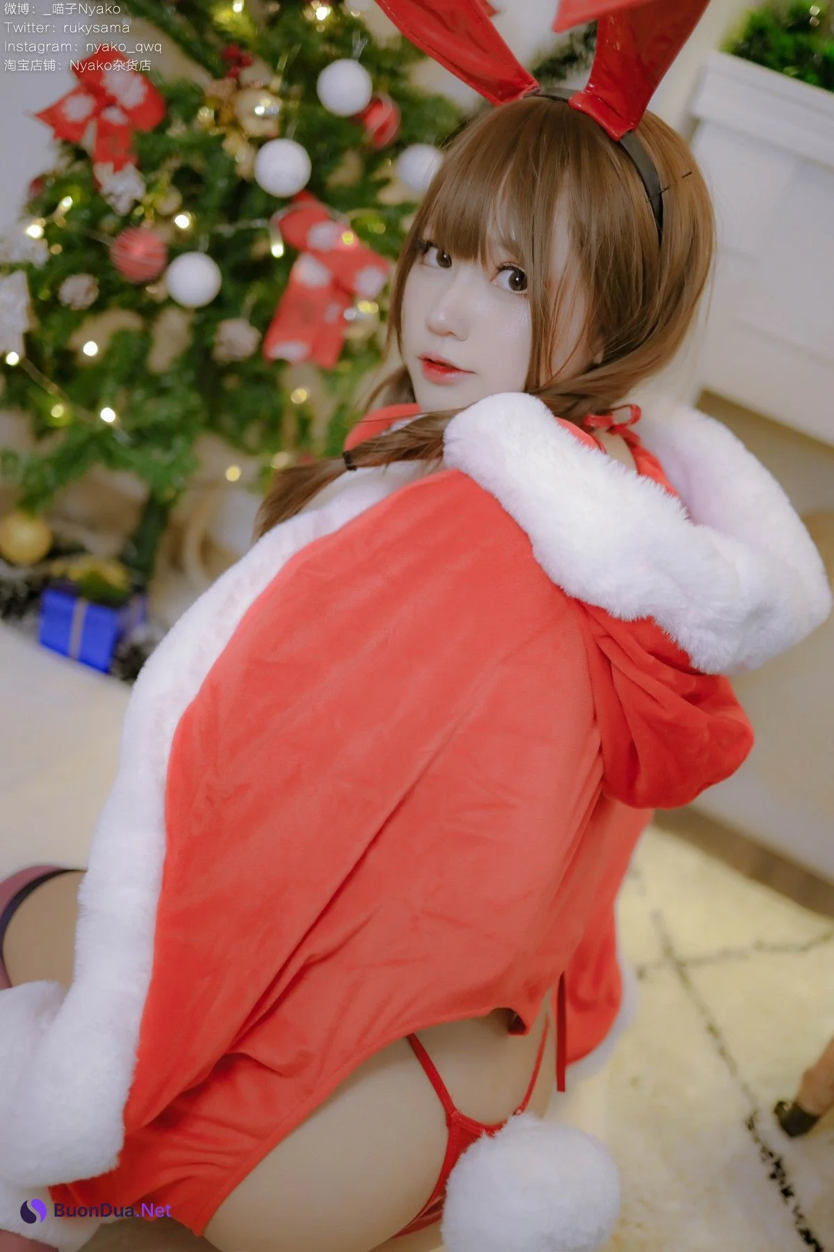 Cosplay Nyako喵子 Christmas Bunny Set.01 - Photo 7