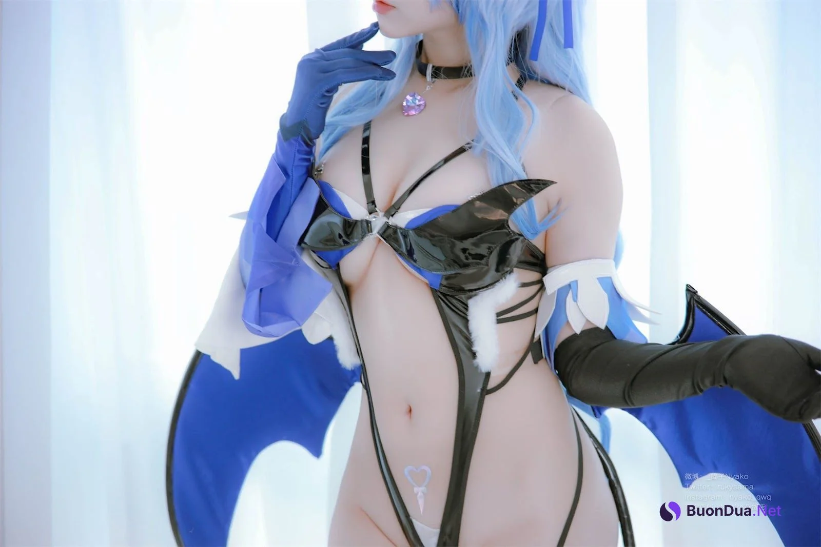 Cosplay Nyako喵子 原神 甘雨魅魔 - Photo 11