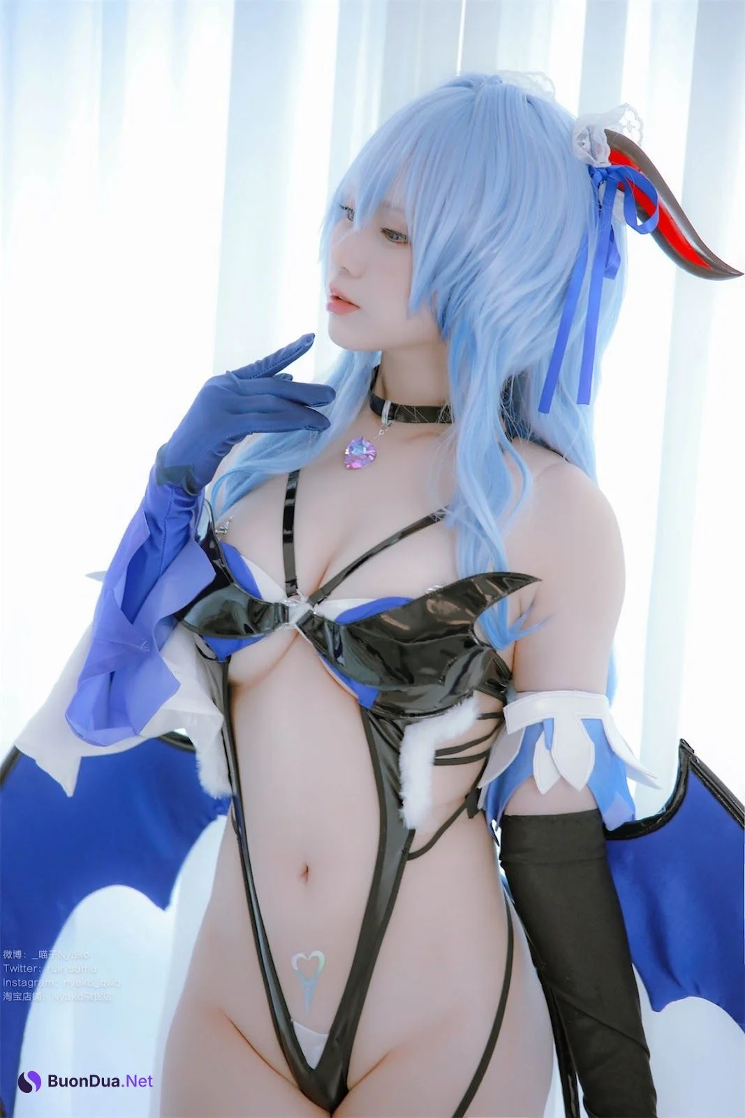 Cosplay Nyako喵子 原神 甘雨魅魔 - Photo 14