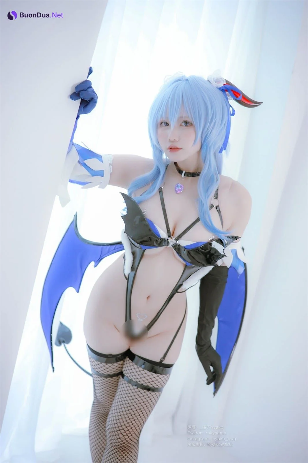 Cosplay Nyako喵子 原神 甘雨魅魔 - Photo 7