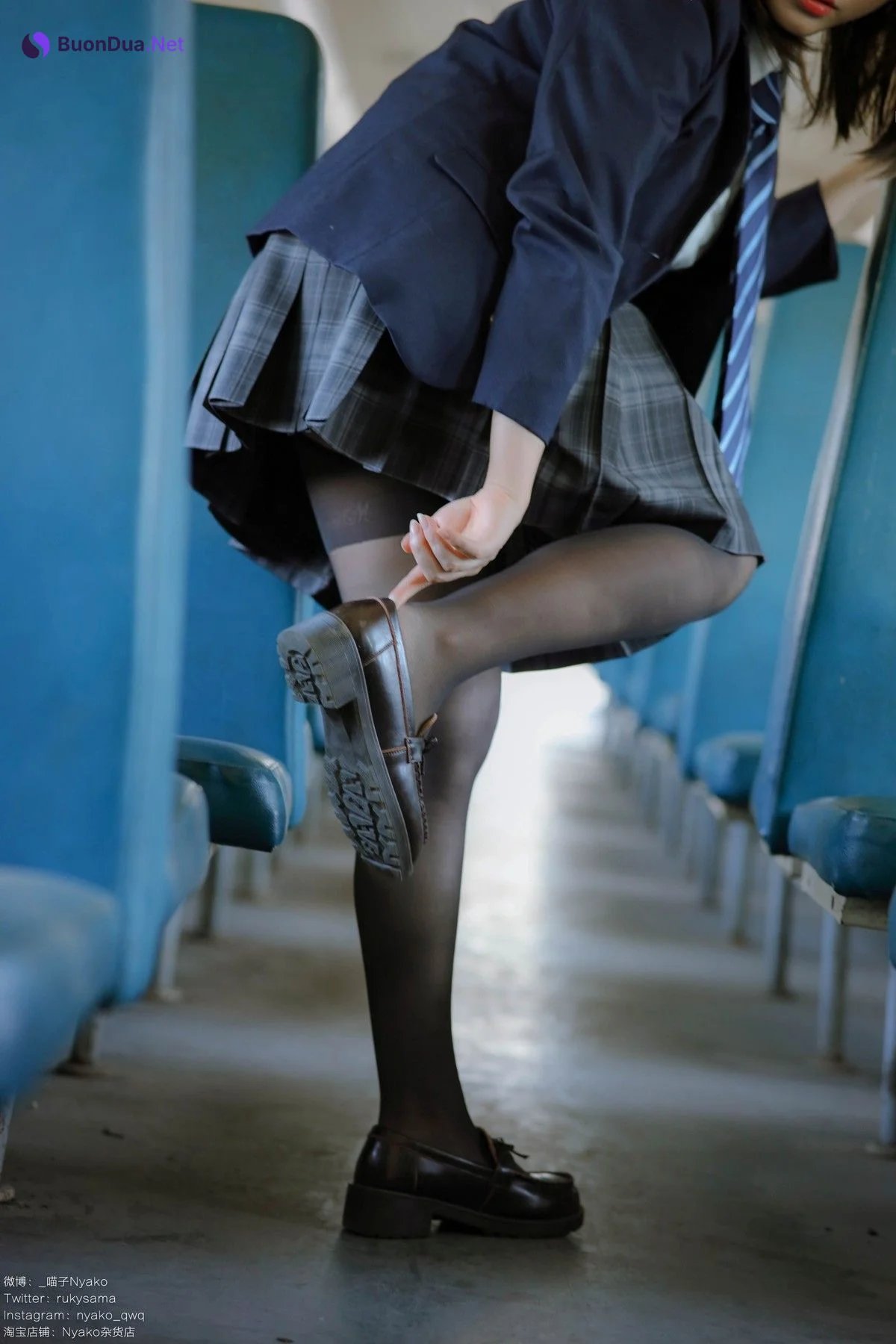 Cosplay Nyako喵子 火车JK制服 - Photo 4
