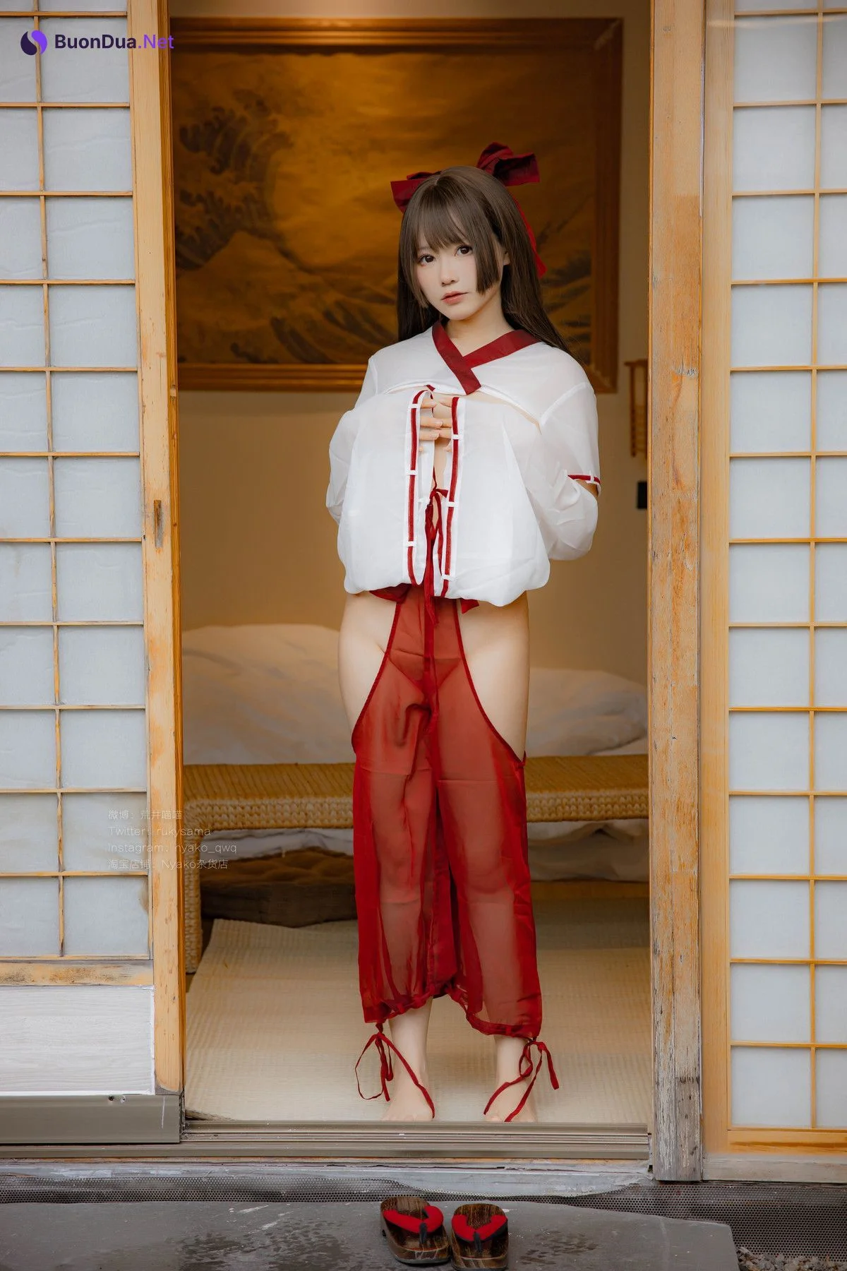 Cosplay Nyako喵子 和风烂漫正片+自拍 Set.01 - Photo 2
