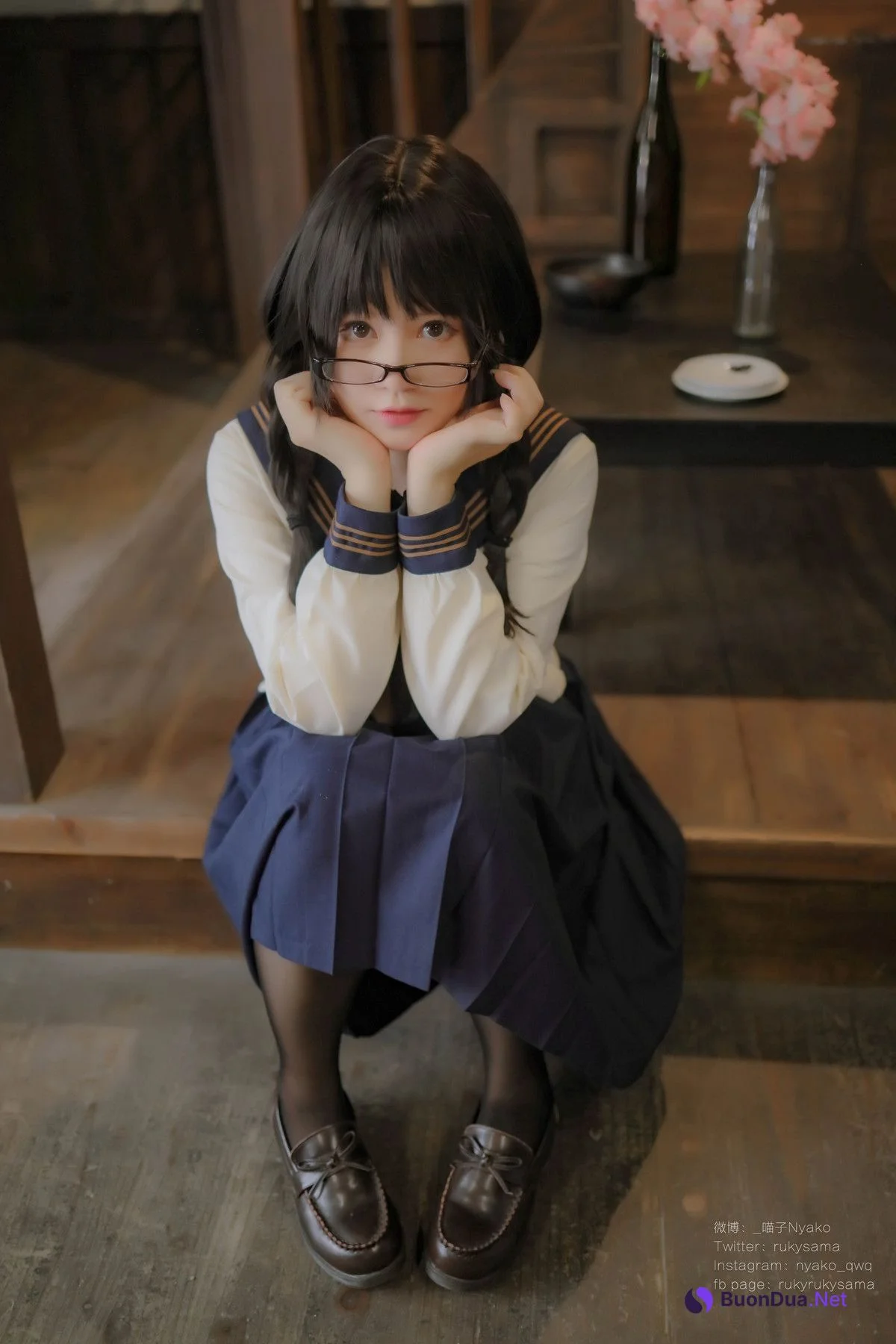Cosplay Nyako喵子 痴·女子校生 Set.02 - Photo 2