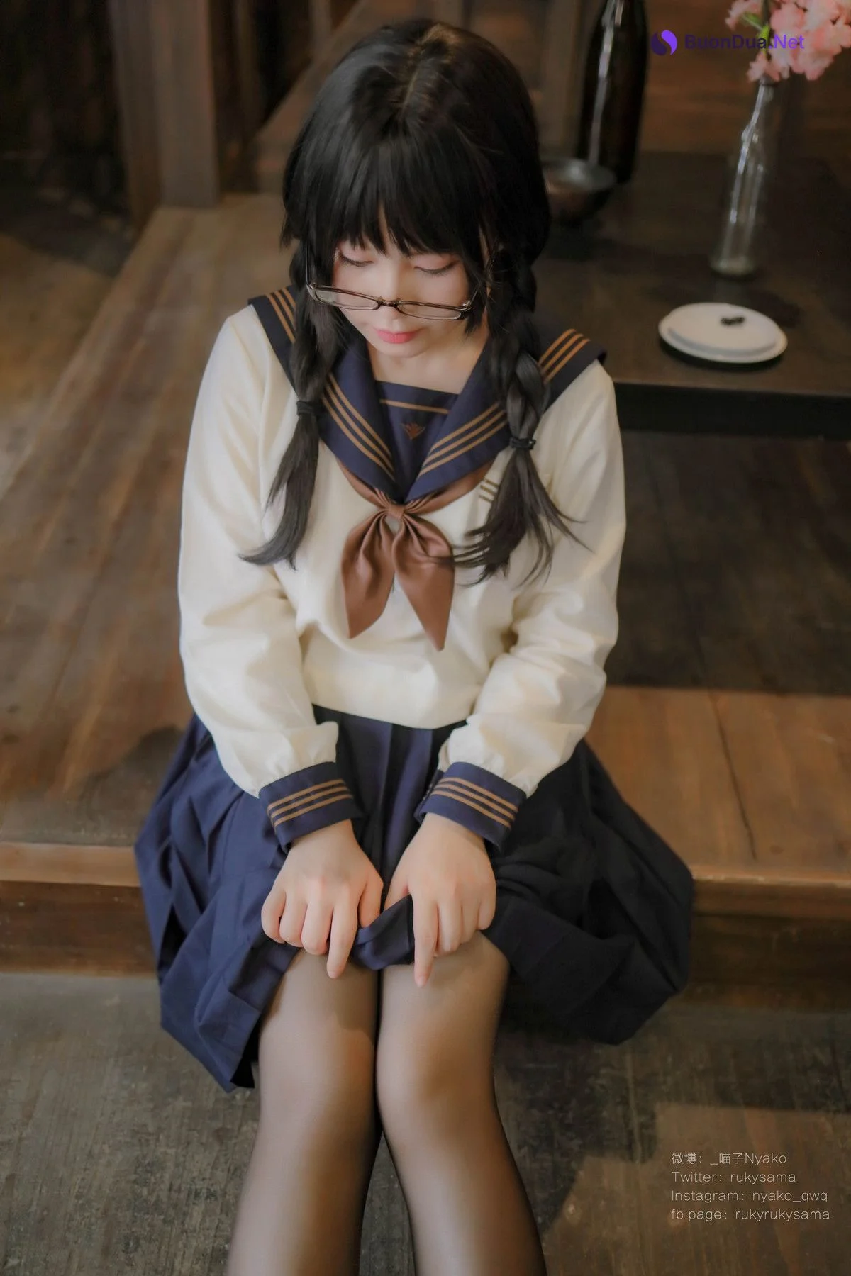 Cosplay Nyako喵子 痴·女子校生 Set.02 - Photo 3