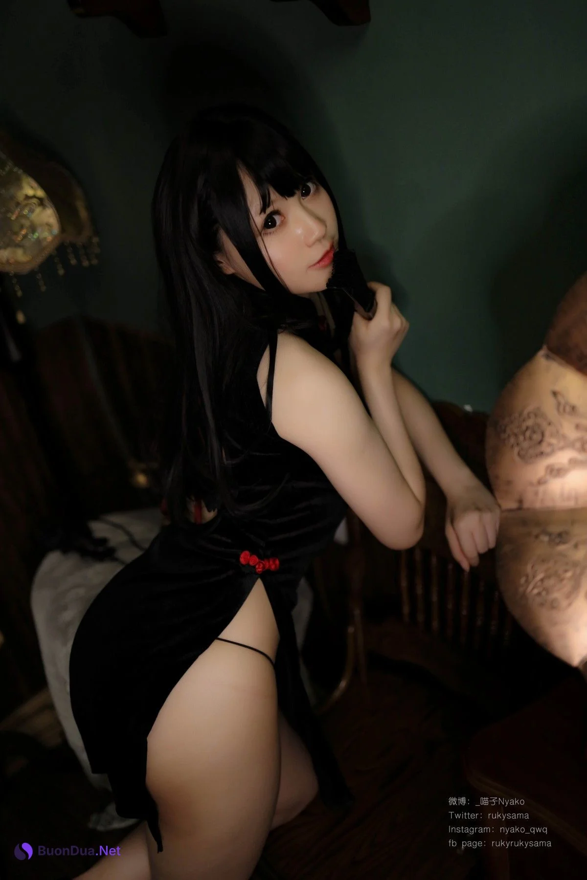 Cosplay Nyako喵子 チャイナドレス Vol.02 - Photo 14