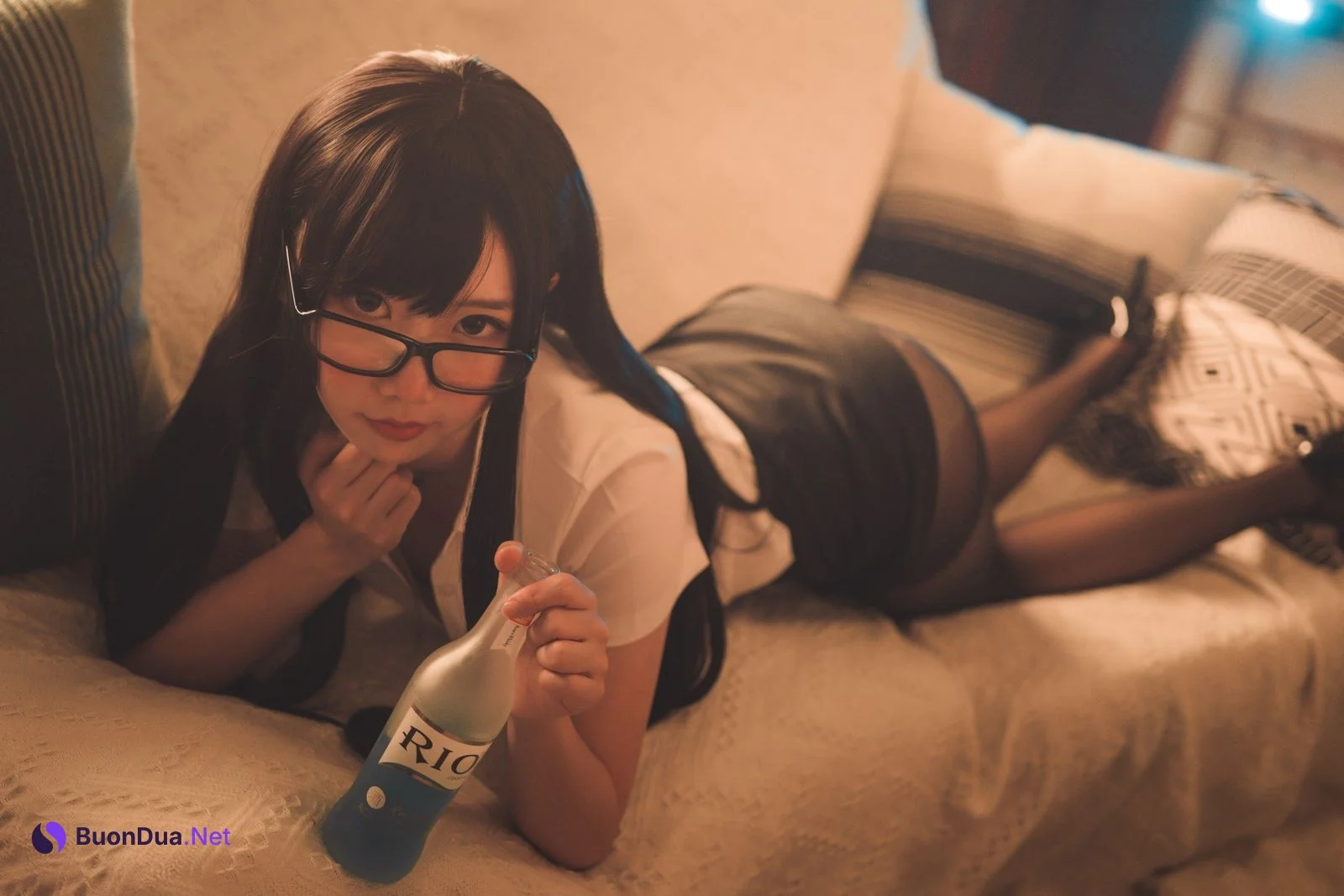 Cosplay 面饼仙儿 黑丝OL - Photo 18