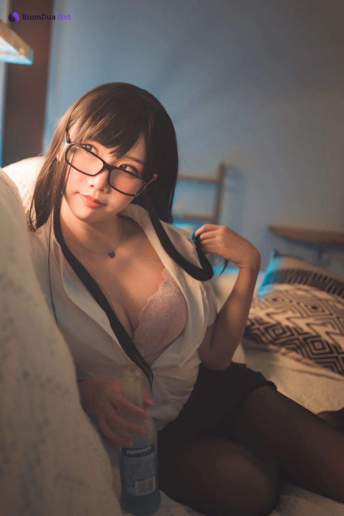 Cosplay 面饼仙儿 黑丝OL - Photo 19