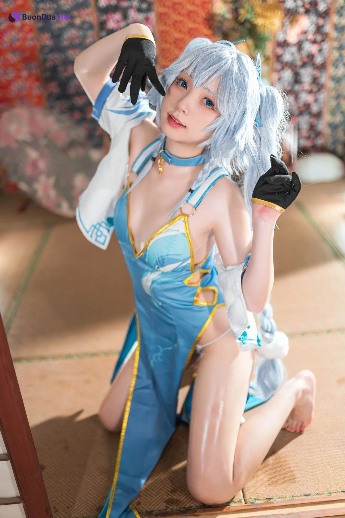 Cosplay 花铃 PA15 翠雀媚 - Photo 3