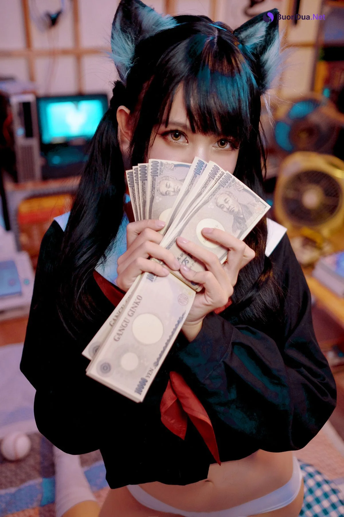 Cosplay PingPing平平 – Kuroneko - Photo 13